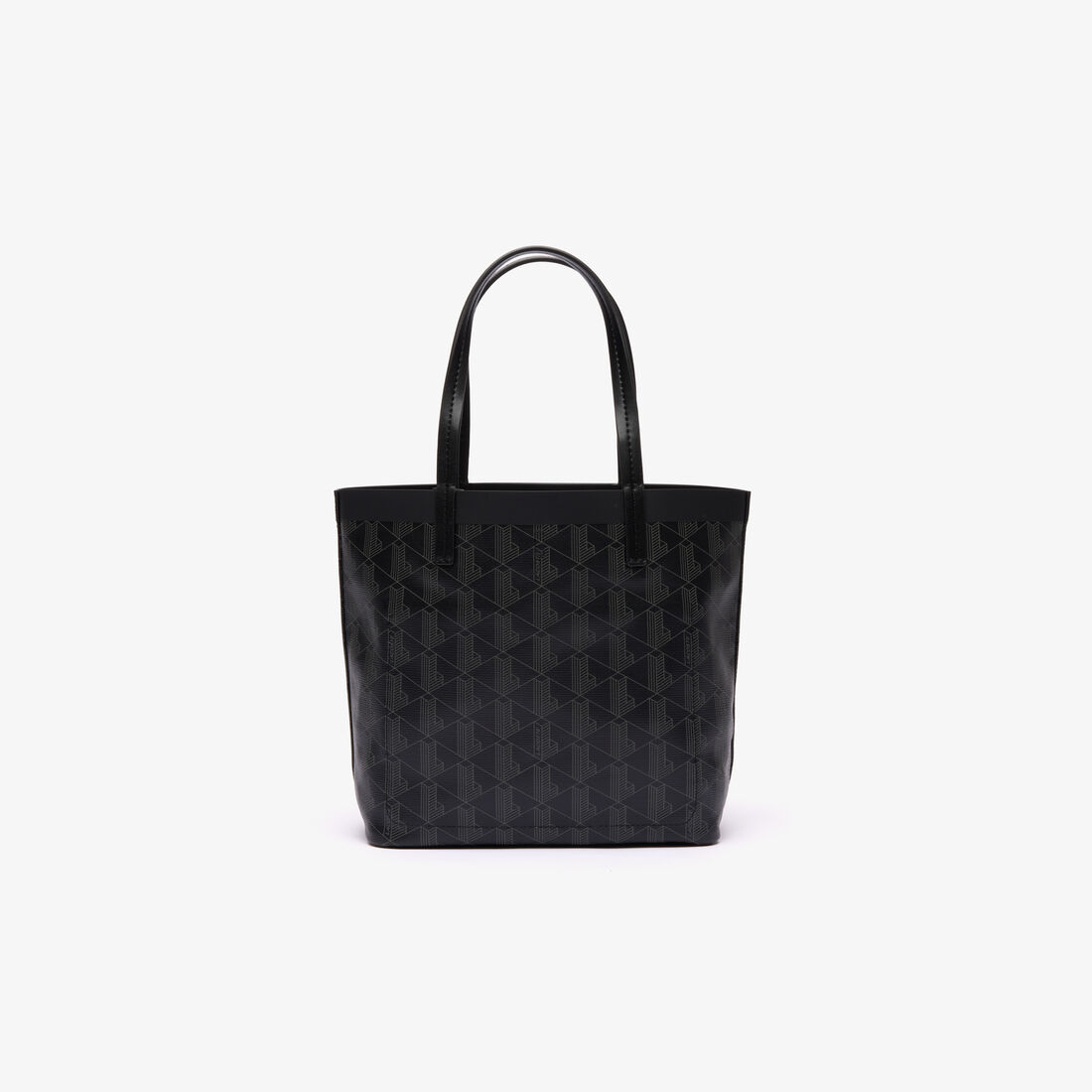 Zely Coated Canvas Monogram Small Tote Zely Coated Canvas Monogram Small Tote