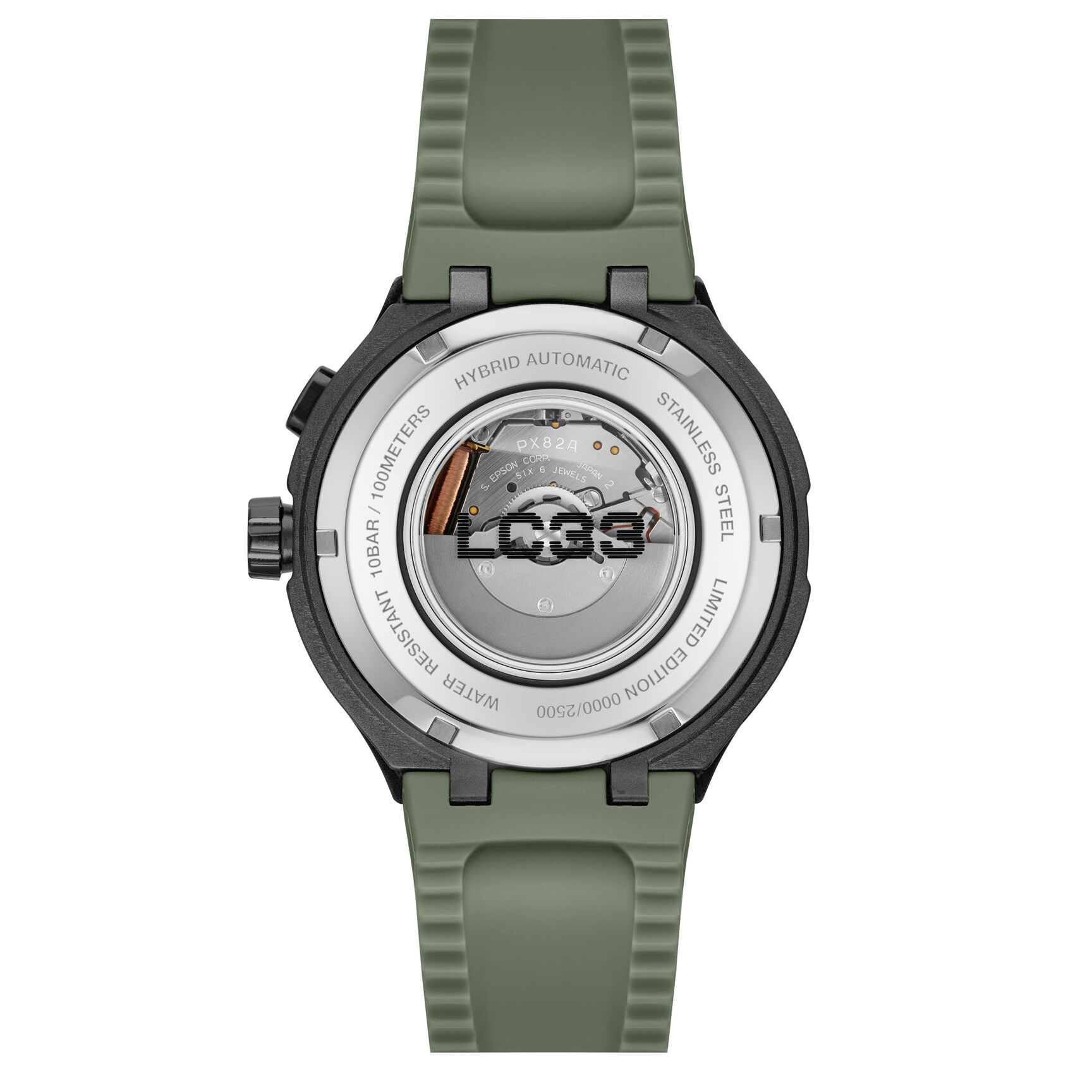 LC33 Green Silicone Watch LC33 Green Silicone Watch