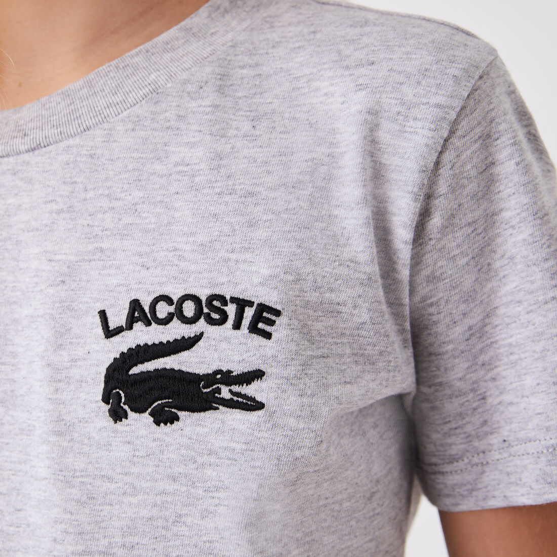 Boys' Lacoste Printed Cotton Jersey T-shirt Boys' Lacoste Printed Cotton Jersey T-shirt