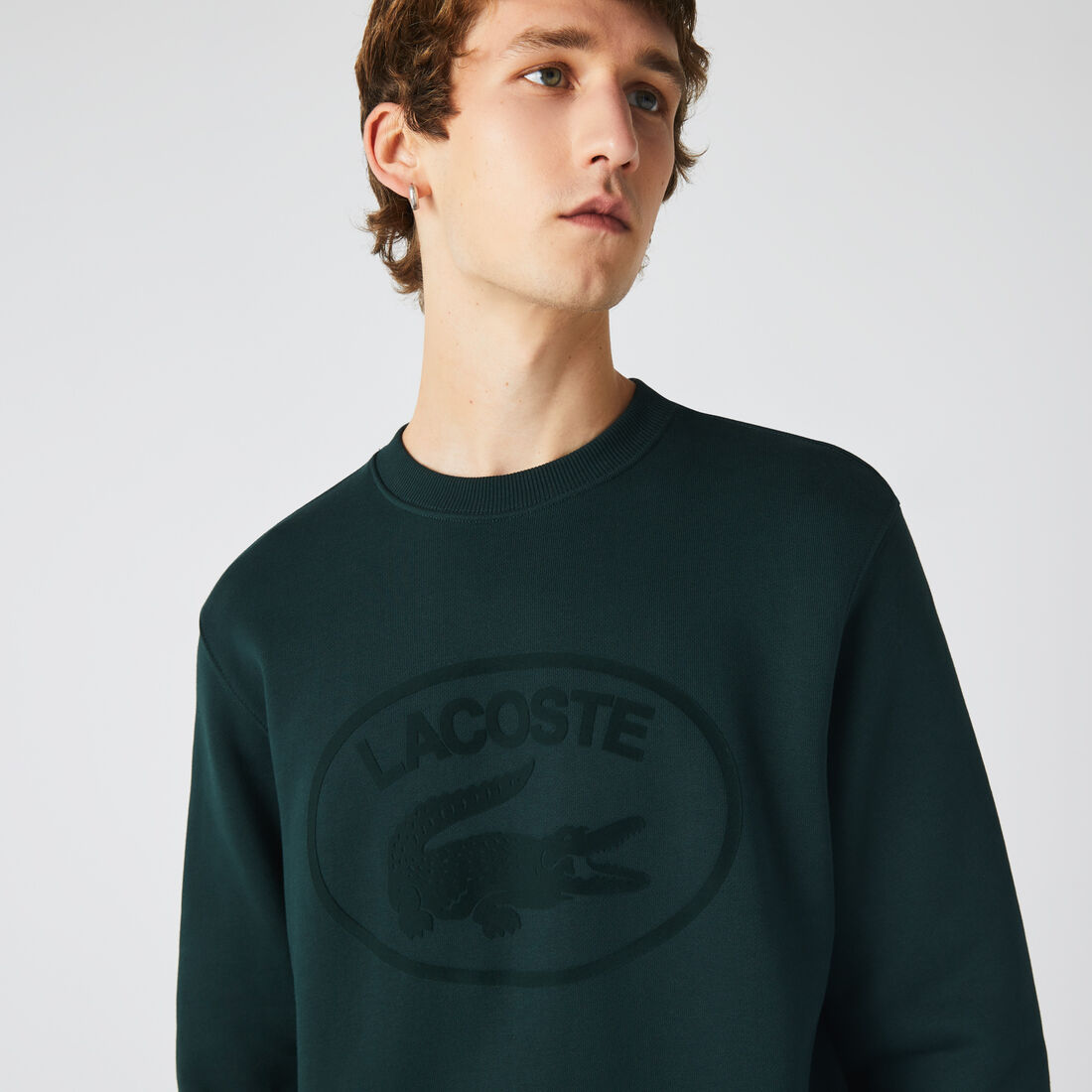 Men's Lacoste Relaxed Fit Organic Cotton Sweatshirt Men's Lacoste Relaxed Fit Organic Cotton Sweatshirt