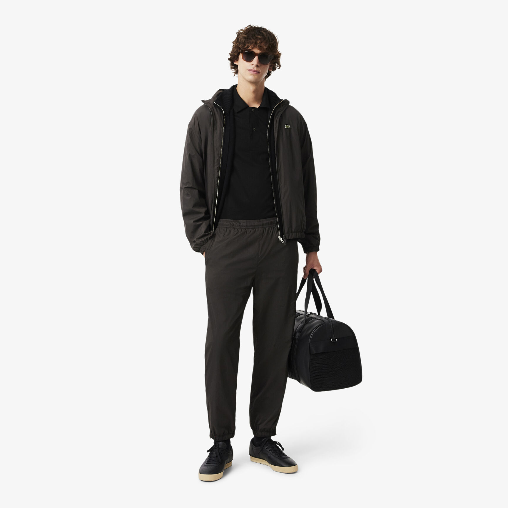 Paris Classic Fit Open Neck Embroidered Polo Shirt