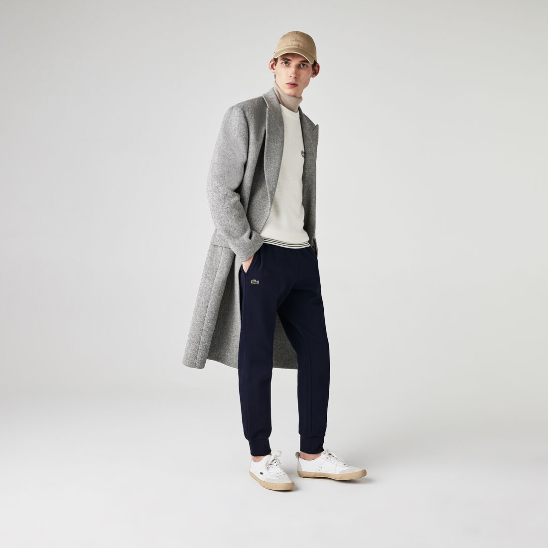بنطال رياضي تنس صوف قطني للرجال مجموعة Lacoste SPORT