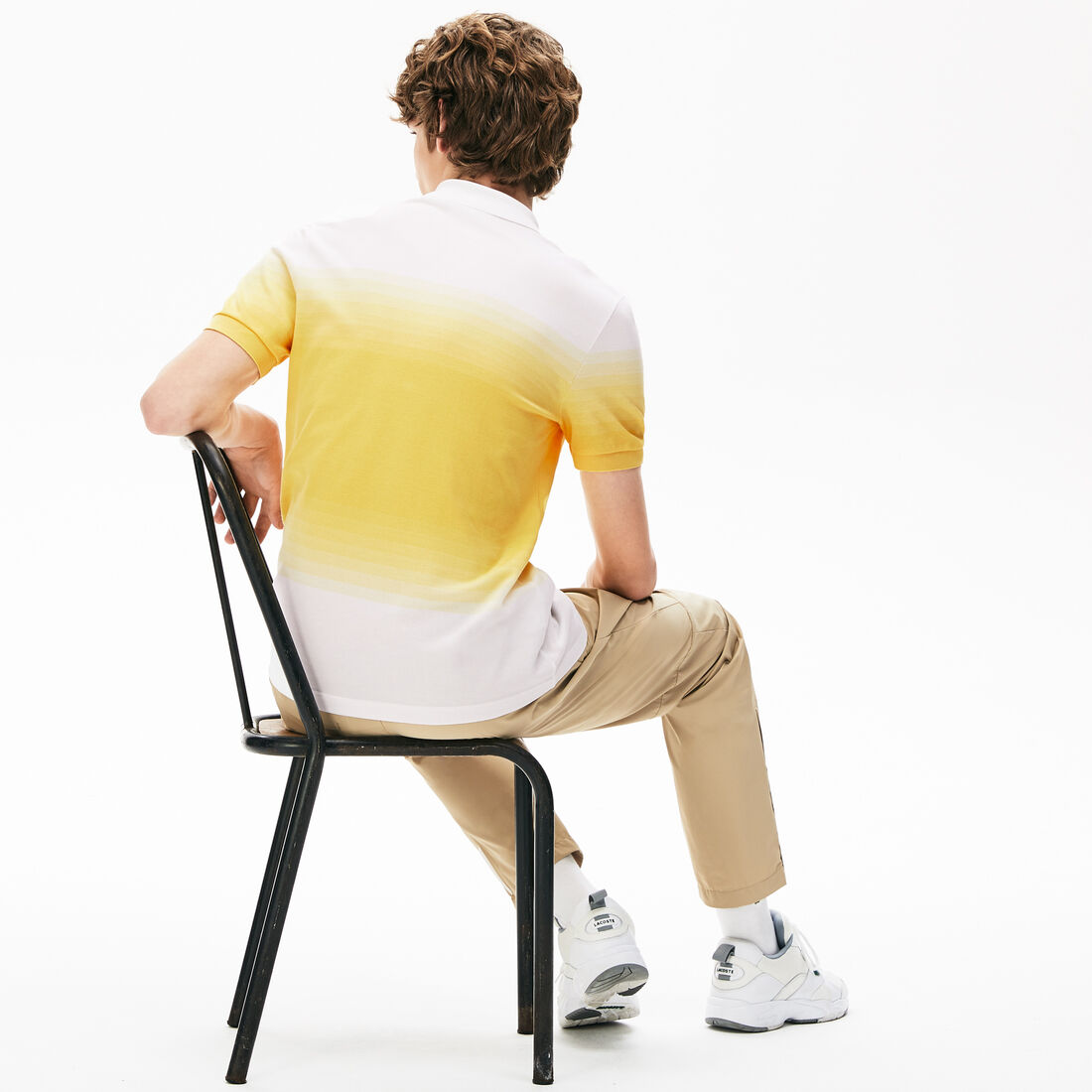 قميص بولو للرجال Lacoste من مجموعة Made in France قصة عادية من قطن البيكيه قميص بولو للرجال Lacoste من مجموعة Made in France قصة عادية من قطن البيكيه