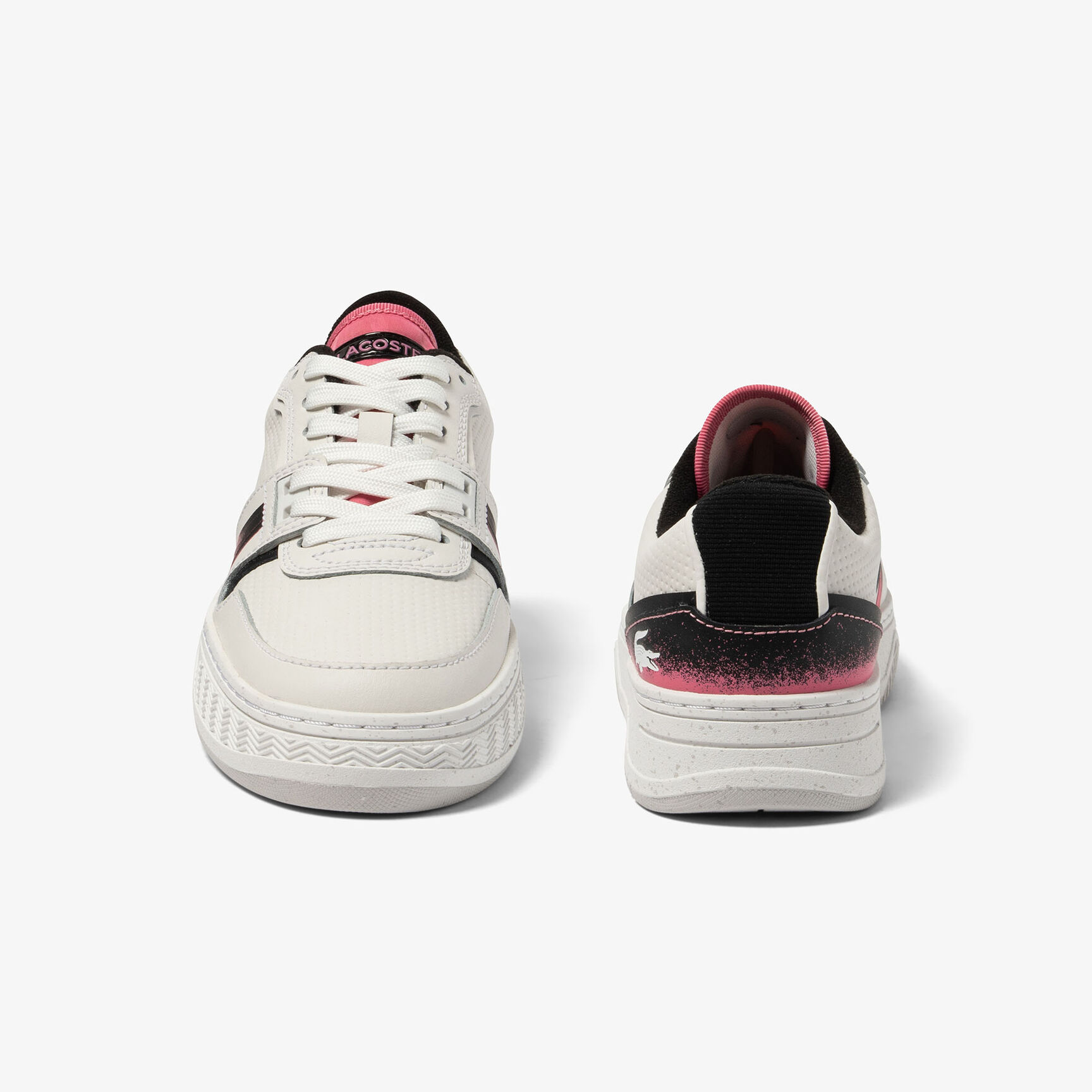 Women's Lacoste L001 Leather Heel Pop Trainers Women's Lacoste L001 Leather Heel Pop Trainers