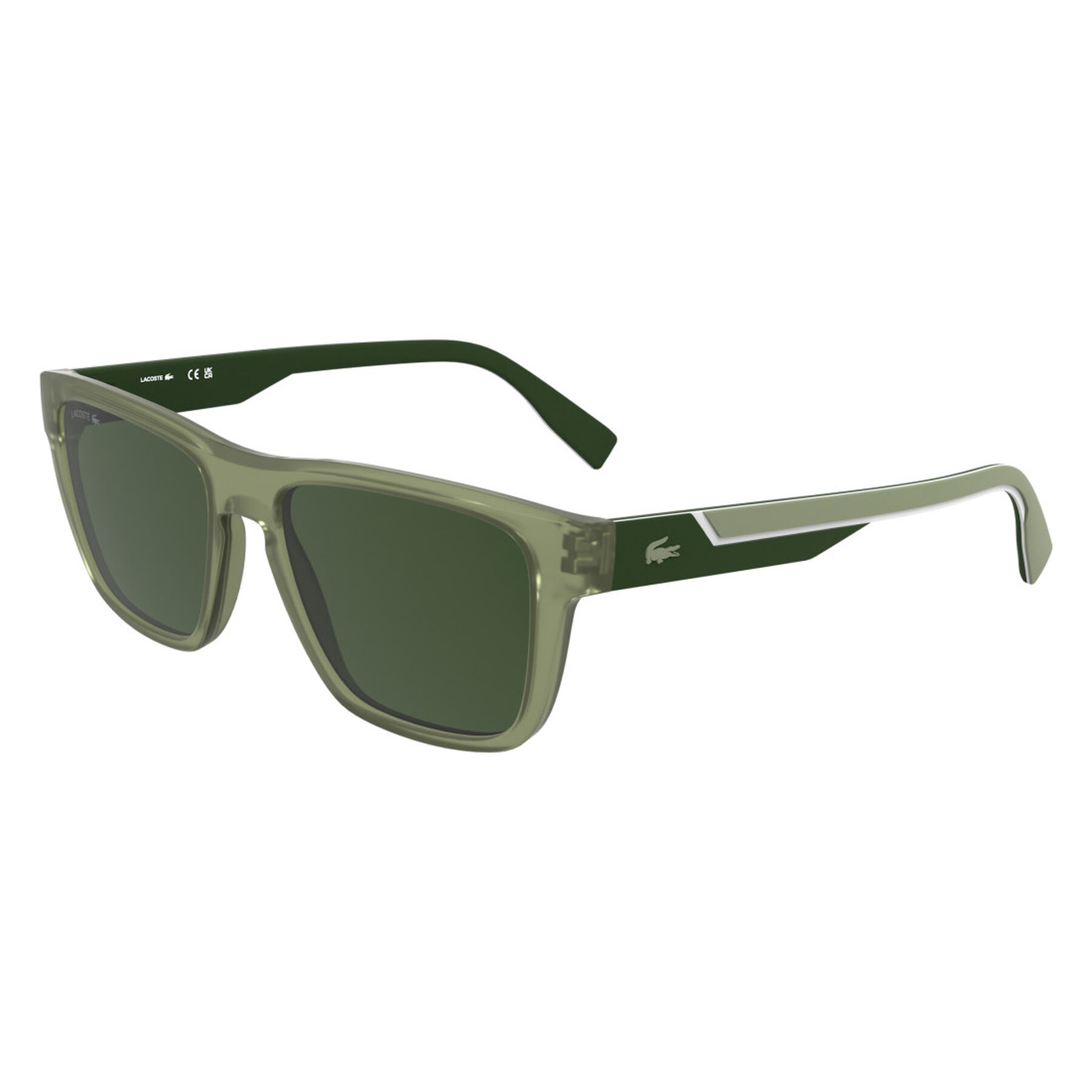Lacoste Men's Rectangular Bio-injected Sunglasses lacoste men s rectangular bio injected sunglasses