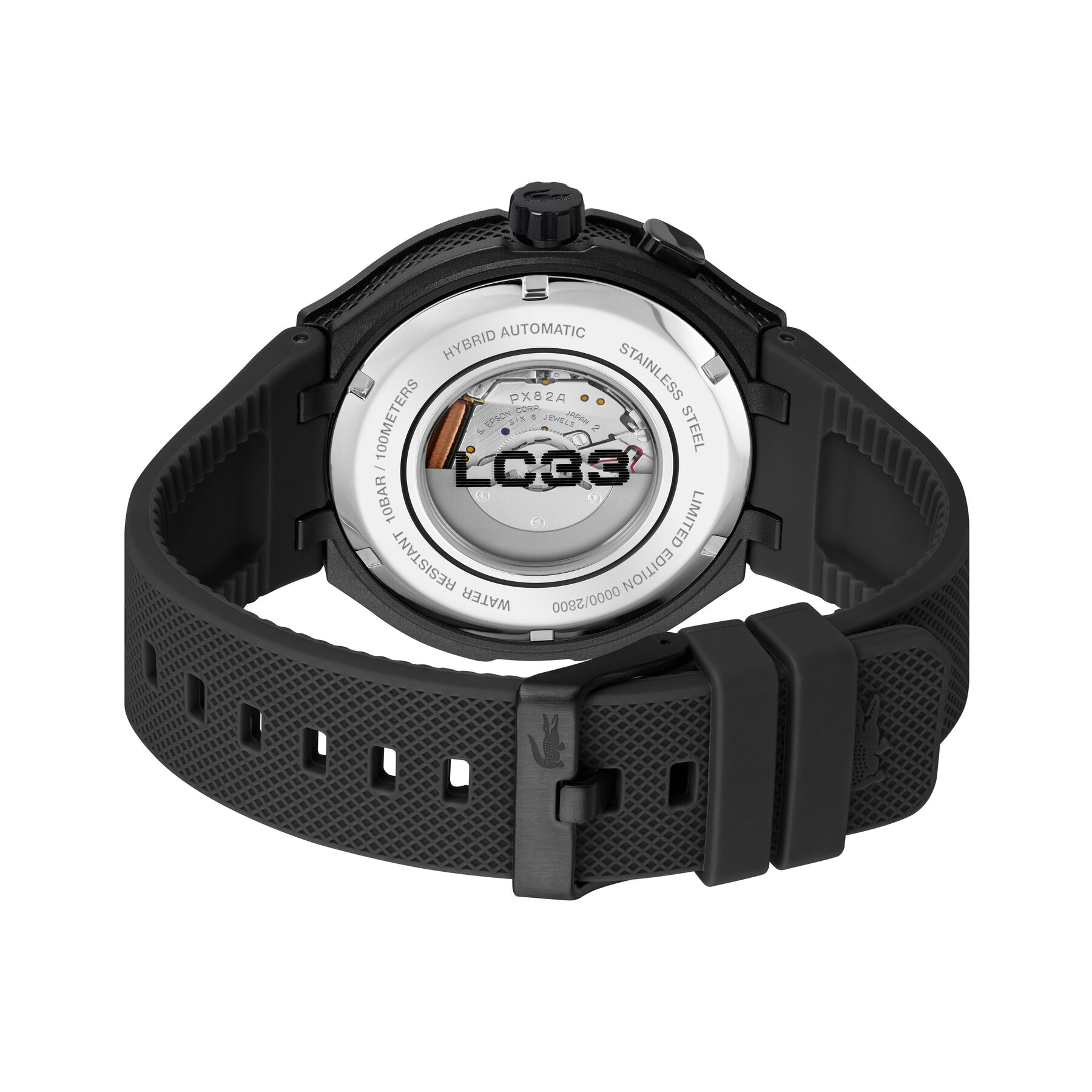 LC33 Black Silicone Watch lacoste lc33 black silicone watch