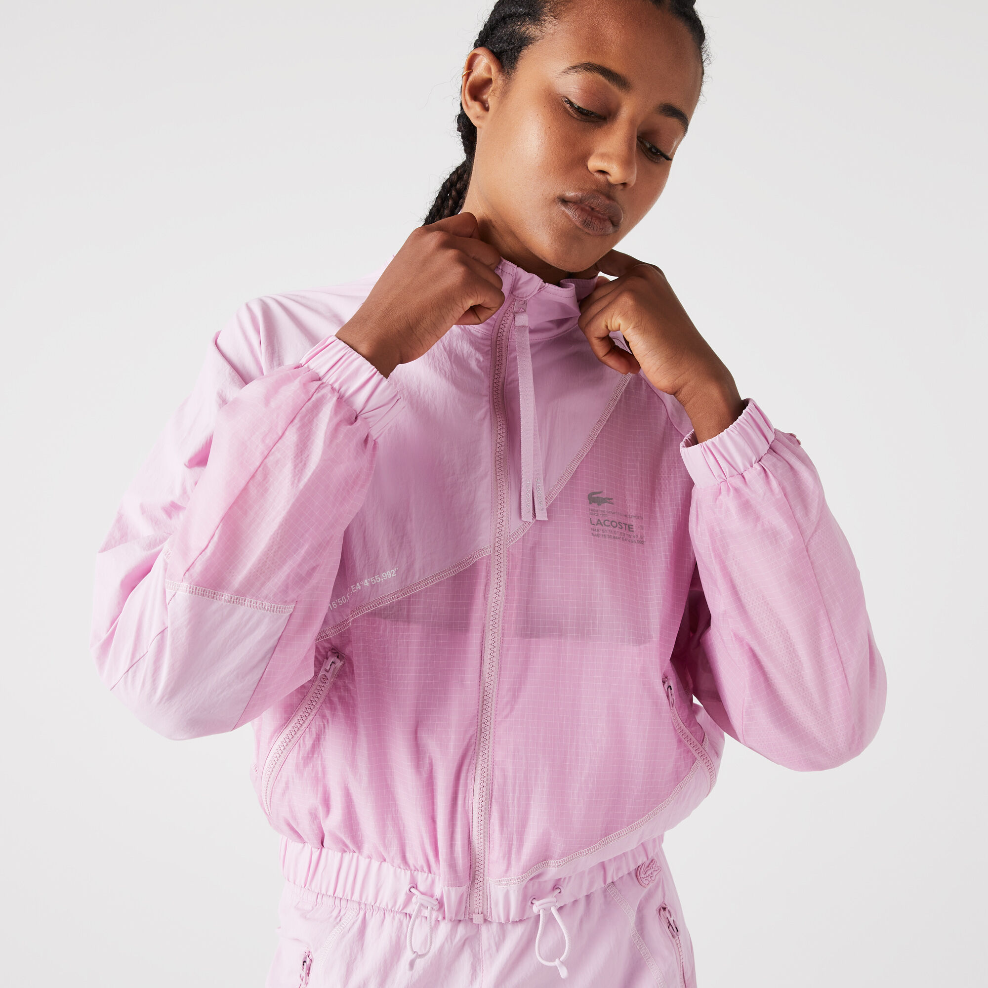 Lacoste nylon jacket store