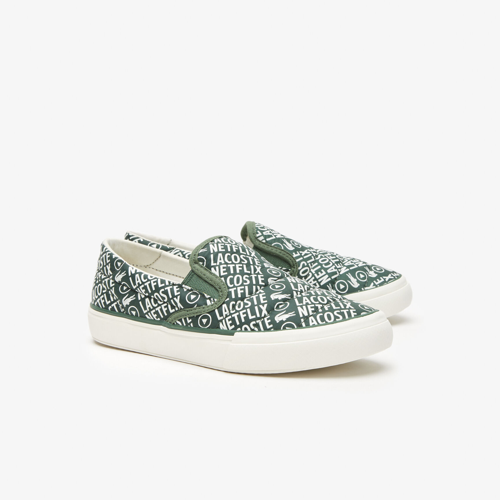 Children's Lacoste x Netflix Jump Server Slip Textile Slip On Children's Lacoste x Netflix Jump Server Slip Textile Slip On
