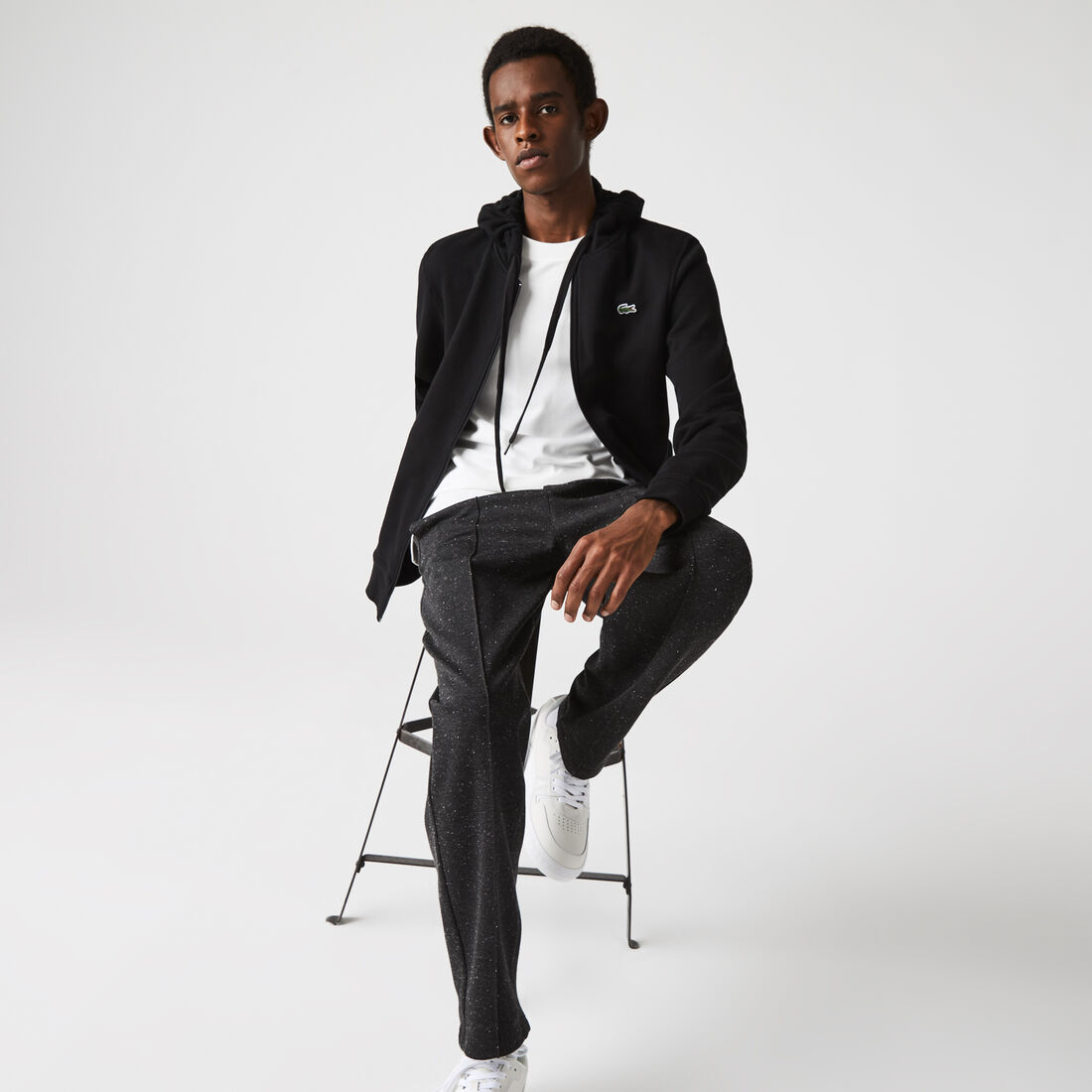 هودي خفيف من خامتين للرجال مجموعة Lacoste SPORT هودي خفيف من خامتين للرجال مجموعة Lacoste SPORT