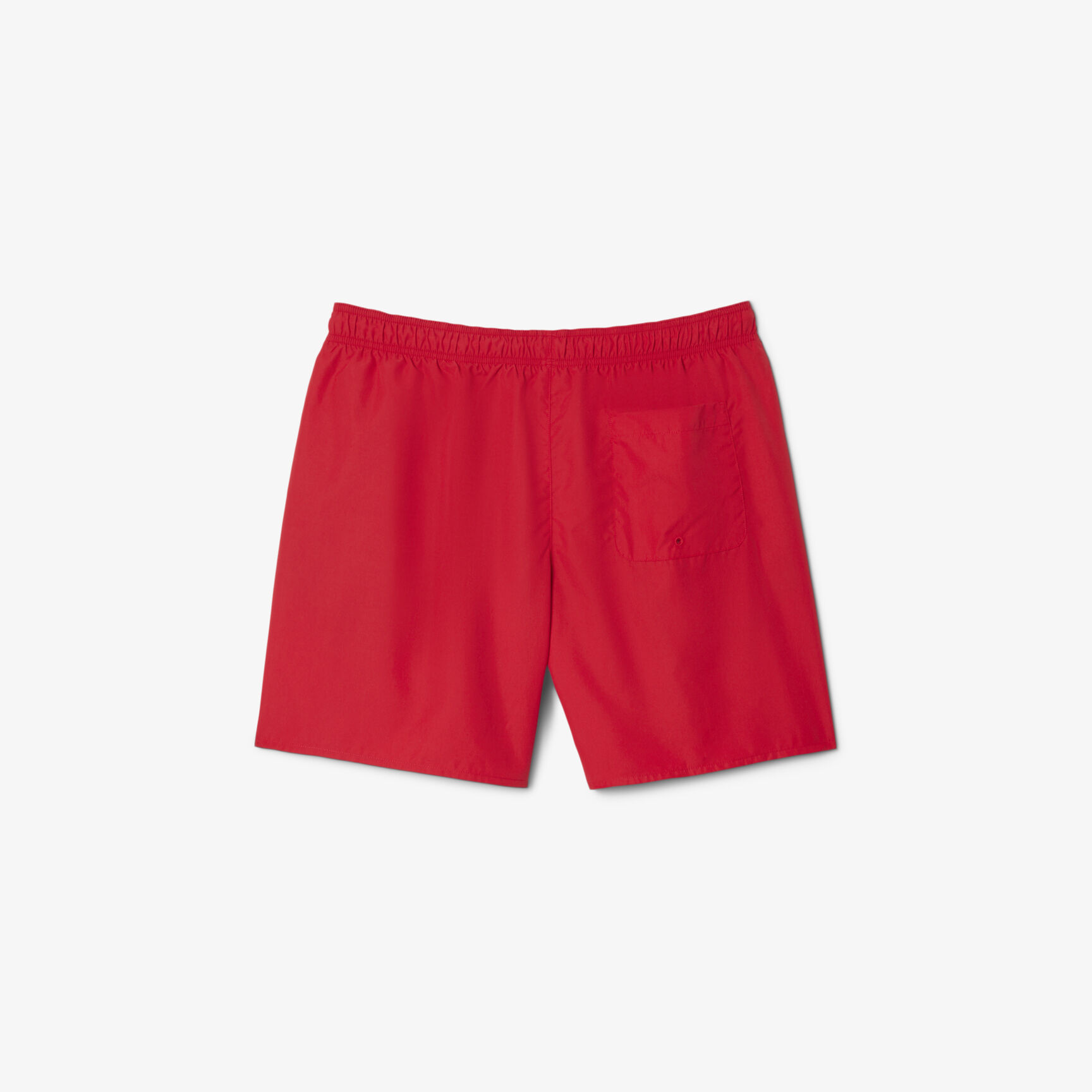 شورت سباحة أحادي اللون متوسط الطول