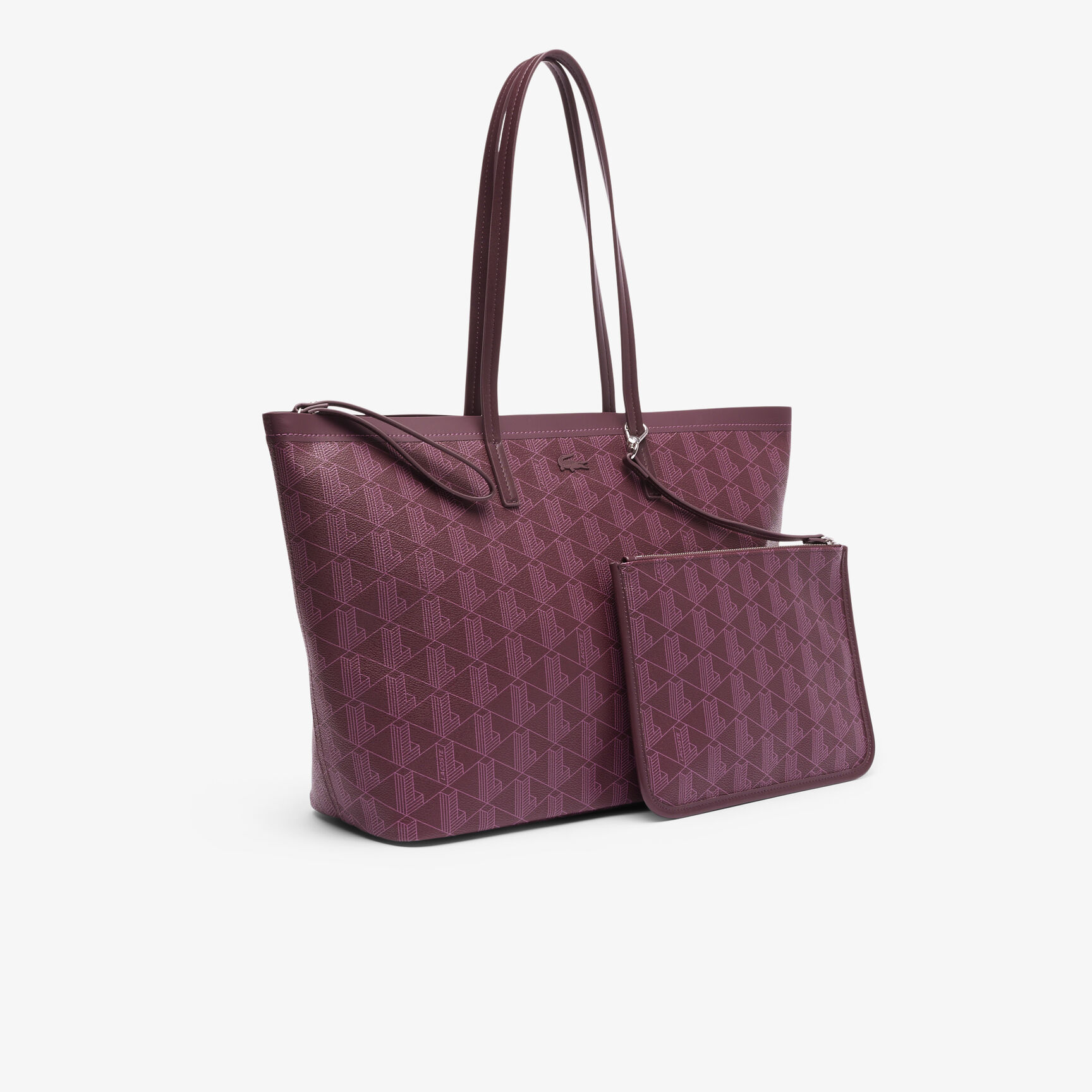 Zely Grained Tote with Pouch