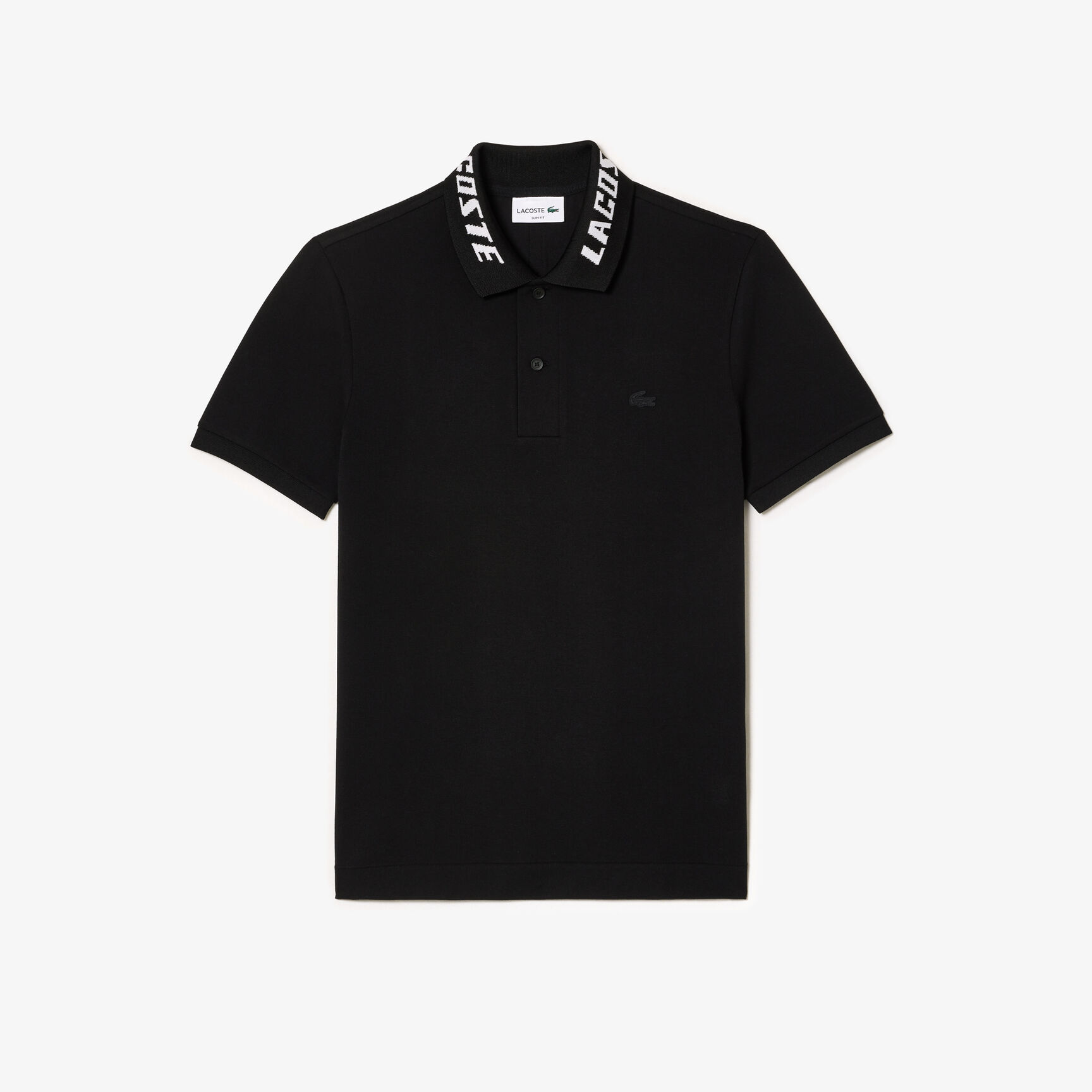 Men's Lacoste Branded Slim Fit Stretch Pique Polo Men's Lacoste Branded Slim Fit Stretch Pique Polo