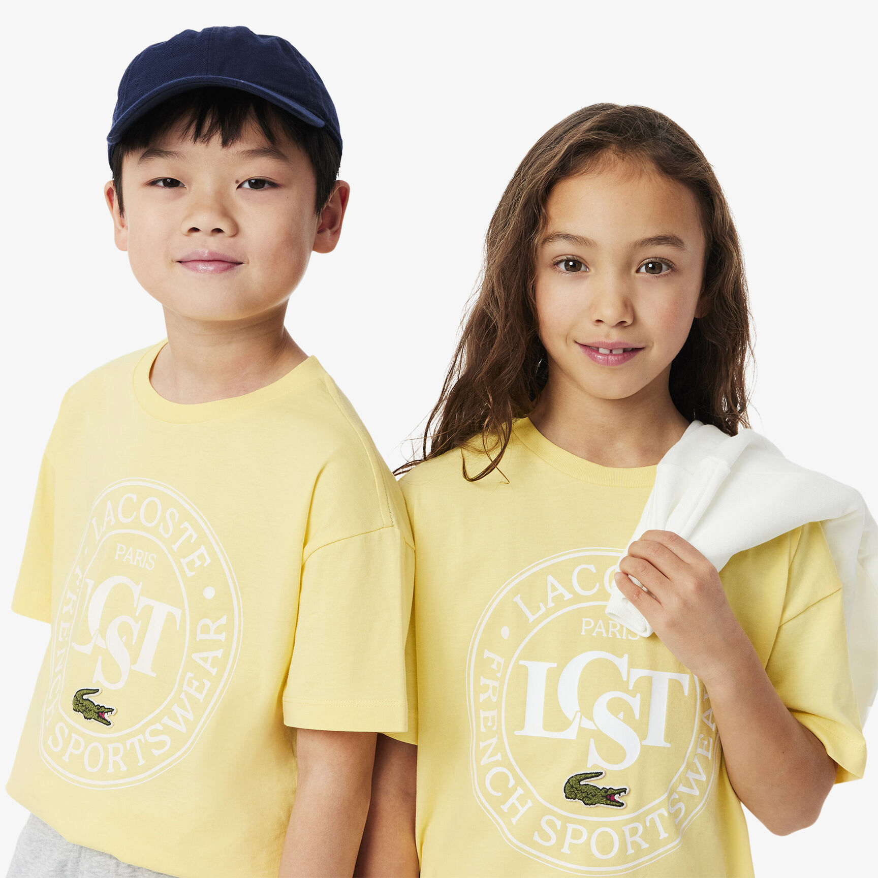 Contrast Badge Cotton T-shirt