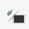 lacoste monogram leather card holder