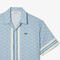 lacoste straight cut monogram shirt