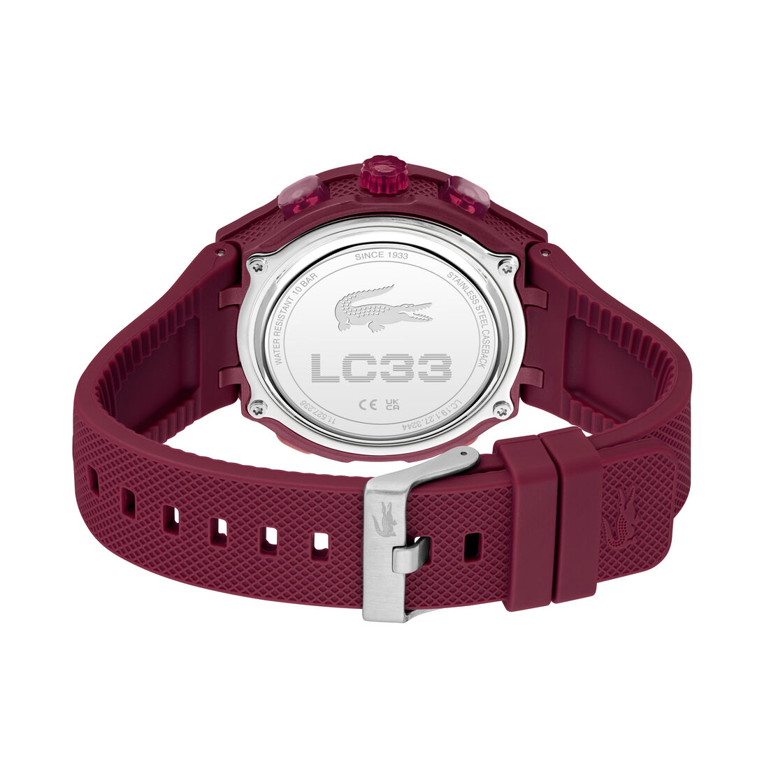Lacoste Mens Cherry Dial Watch Lacoste Mens Cherry Dial Watch