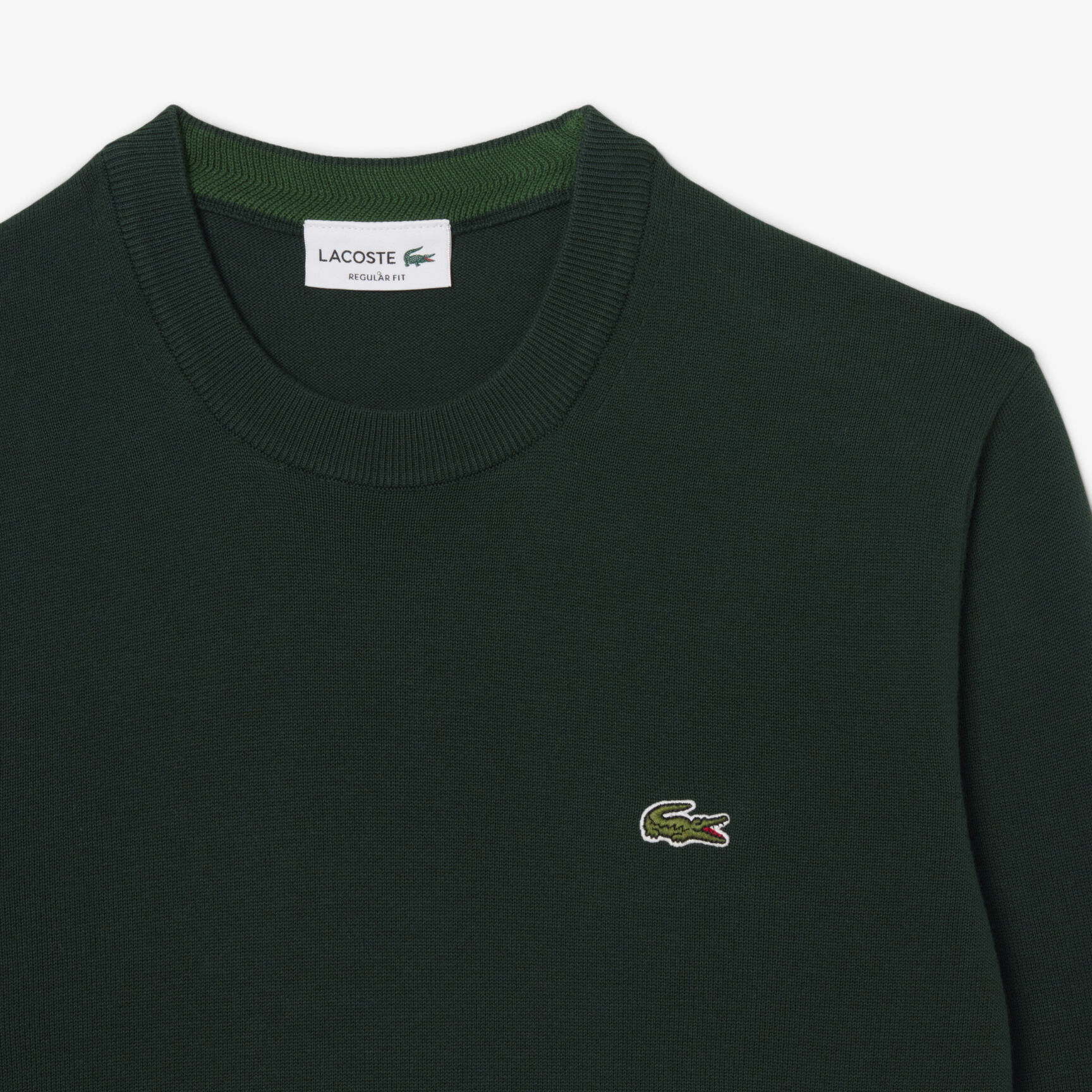 Monochrome Crew Neck Cotton Sweater 