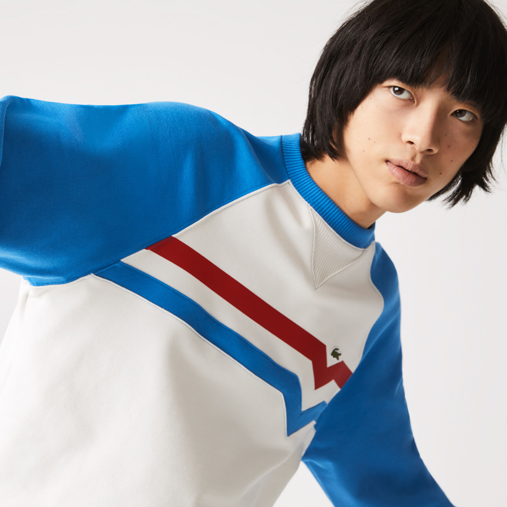 Men&rsquo;s Made in France Colorblock Fleece Loose Fit Sweatshirt