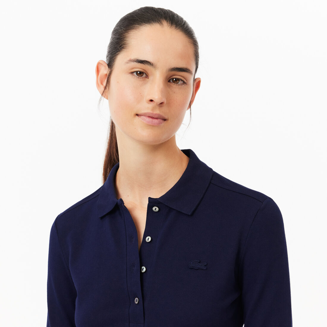 Women's Slim fit Stretch Pique Lacoste Polo Shirt Women's Slim fit Stretch Pique Lacoste Polo Shirt