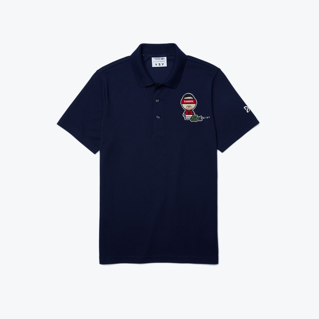 Men's Lacoste SPORT Collab Youssef SY Cotton Piqué Polo Shirt Men's Lacoste SPORT Collab Youssef SY Cotton Piqué Polo Shirt