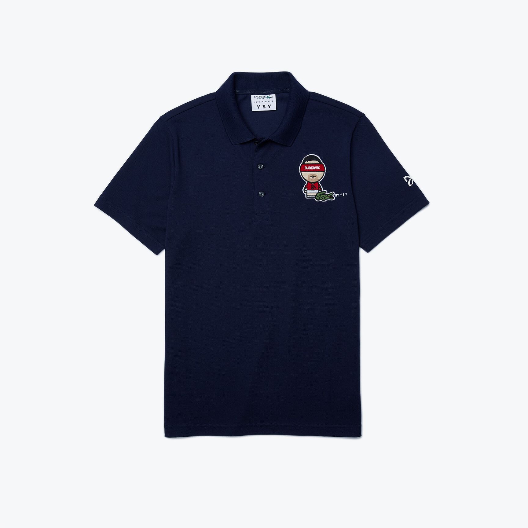 Men's Lacoste SPORT Collab Youssef SY Cotton Piqué Polo Shirt Men's Lacoste SPORT Collab Youssef SY Cotton Piqué Polo Shirt