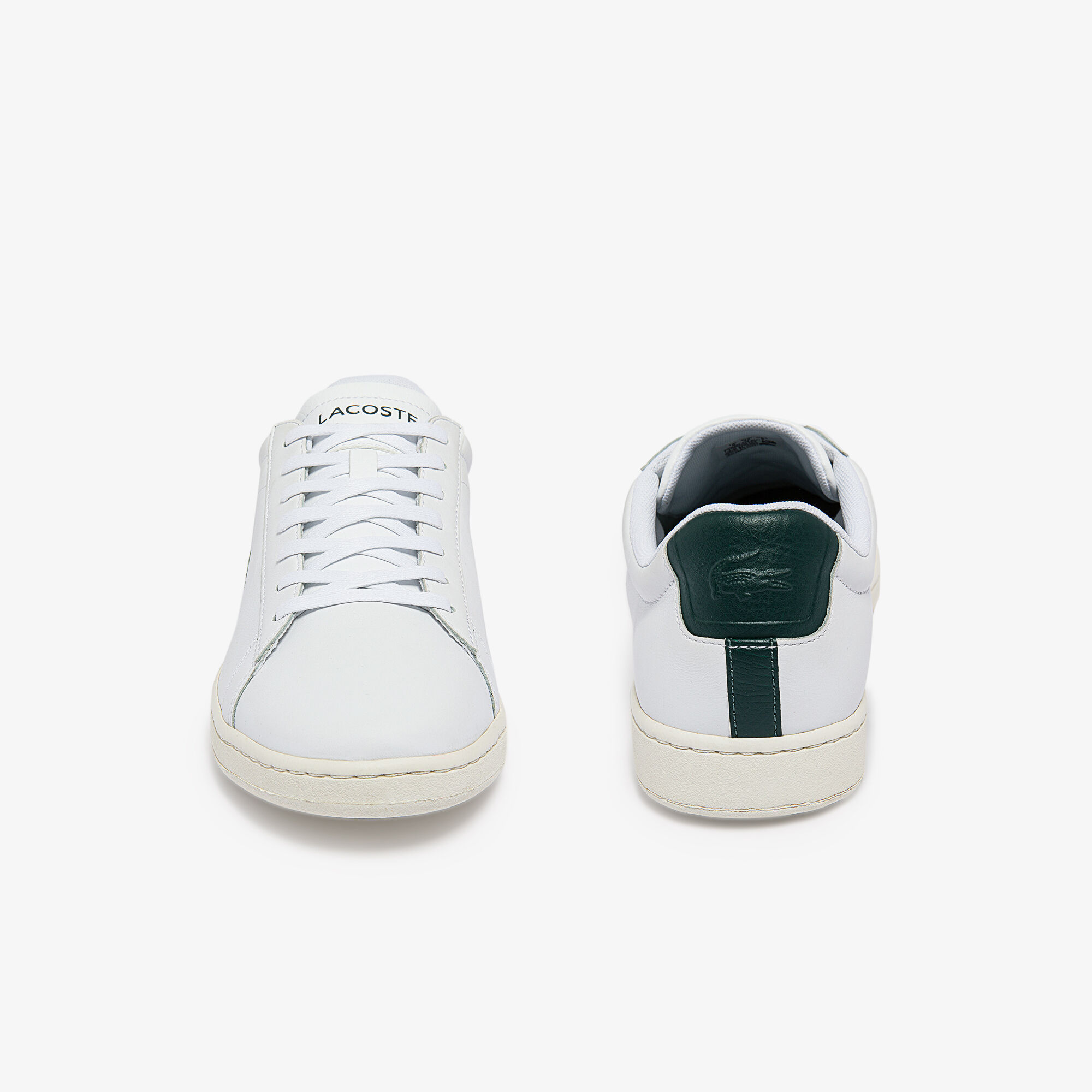 Buy Men s Carnaby Evo Leather Accent Trainers Lacoste EG