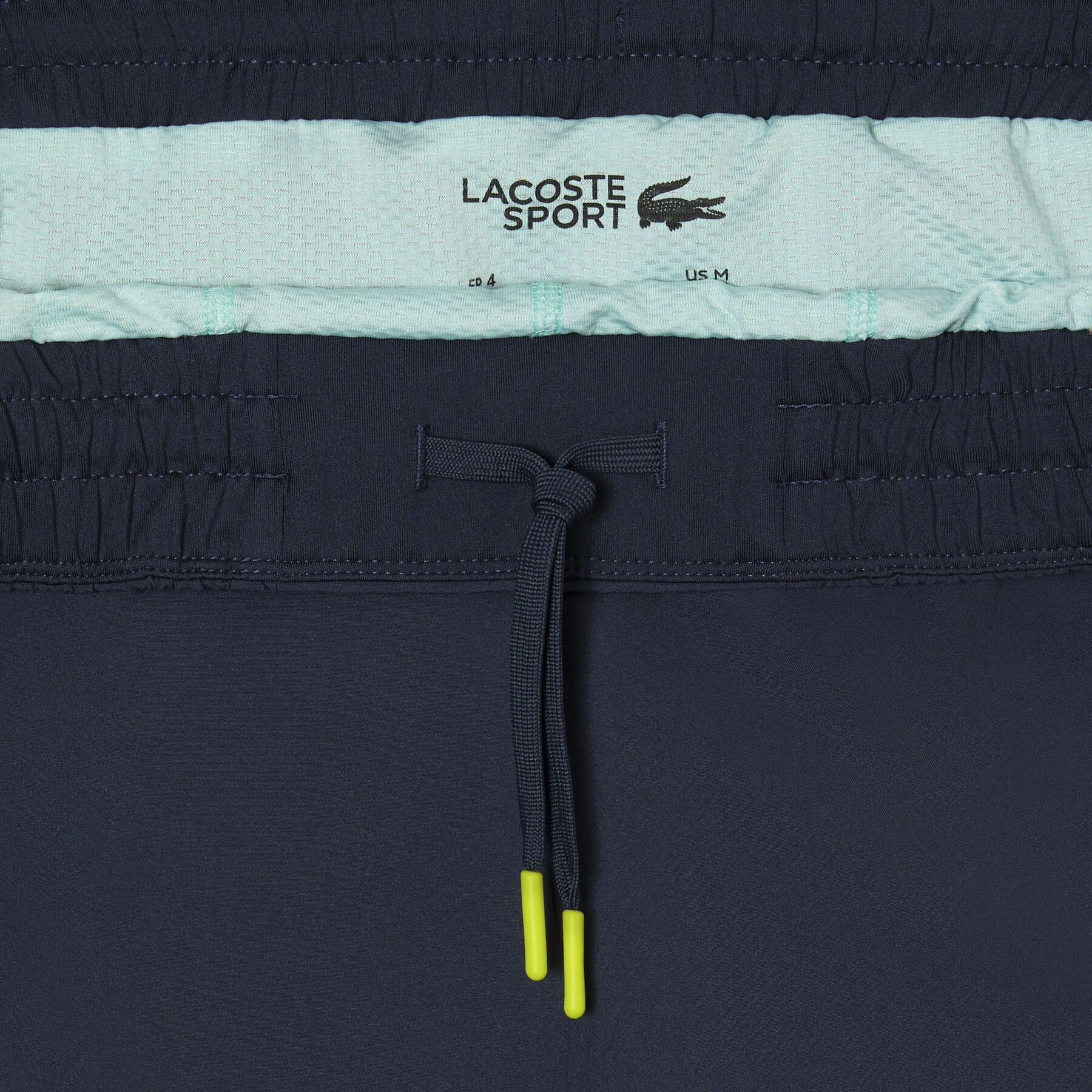 Men's Two-Tone Lacoste Sport Shorts with Built-in Undershorts Men's Two-Tone Lacoste Sport Shorts with Built-in Undershorts