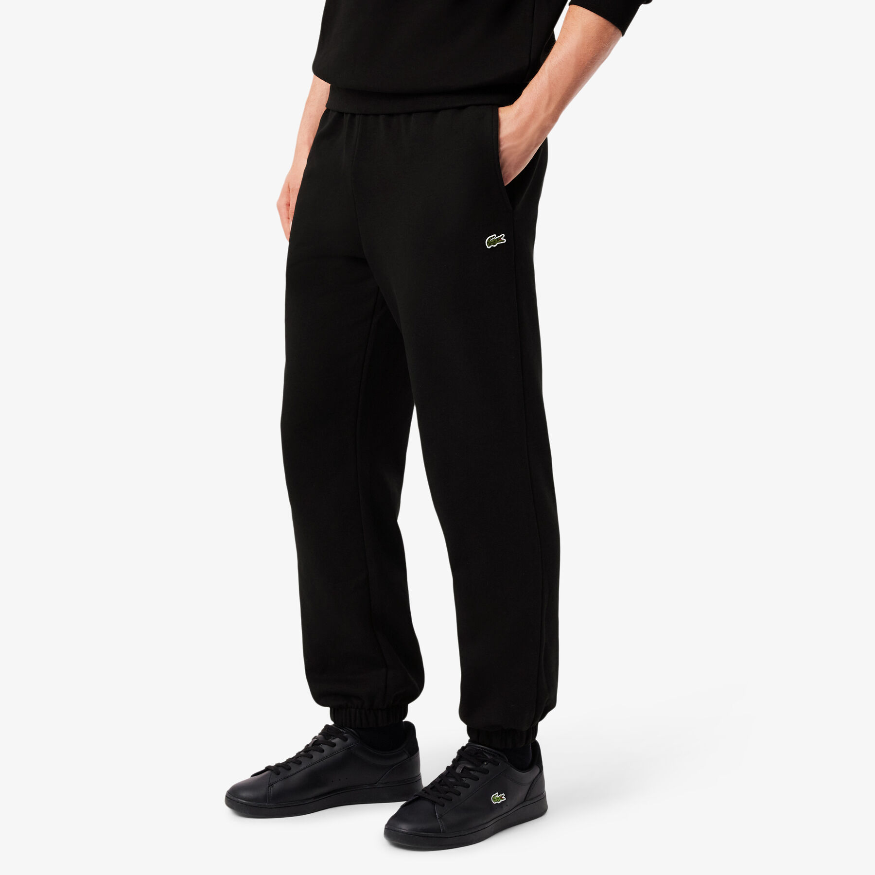 men s lacoste brushed fleece jogger trackpants