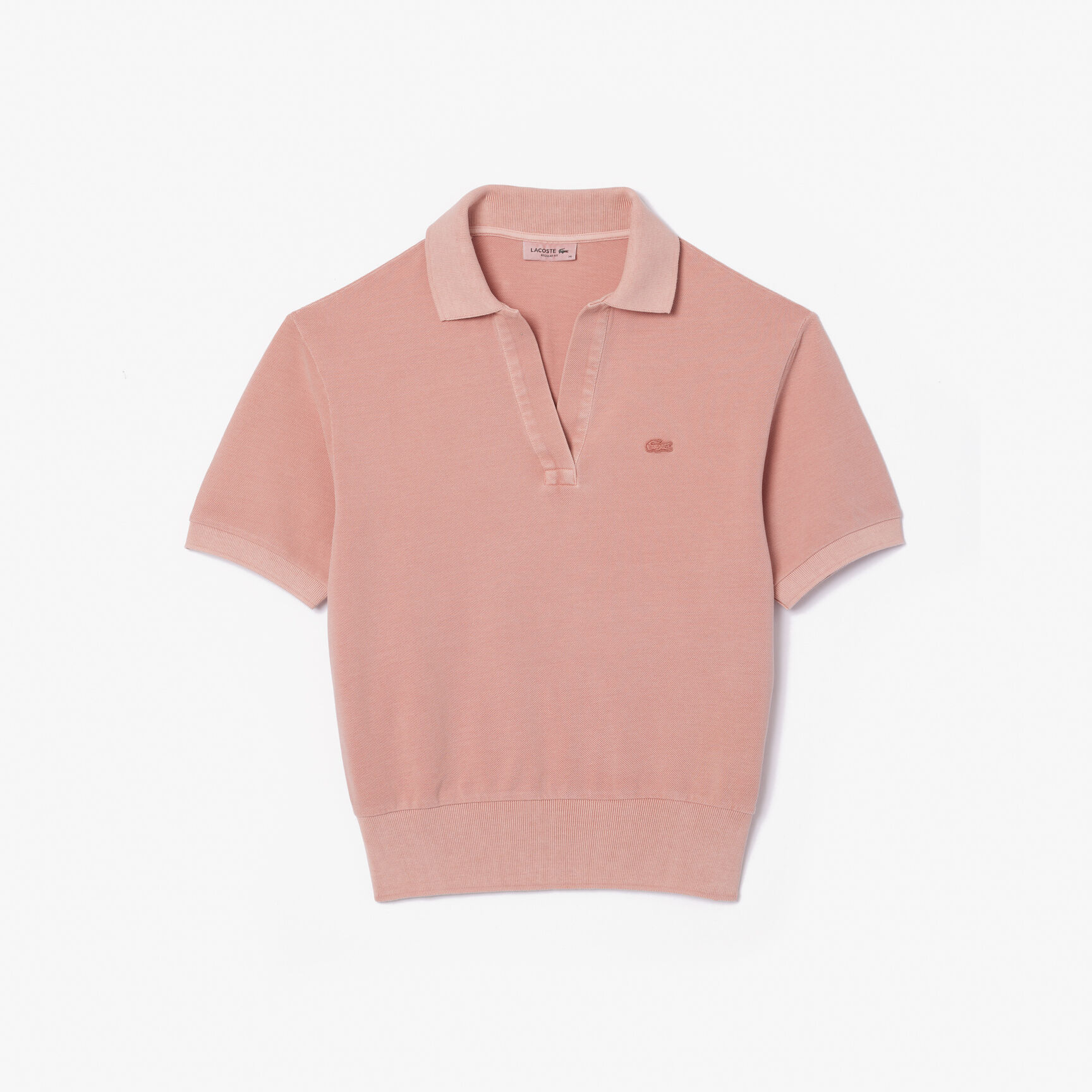 قميص بولو بيكيه من القطن الطبيعي المصبوغ قميص بولو بيكيه من القطن الطبيعي المصبوغ