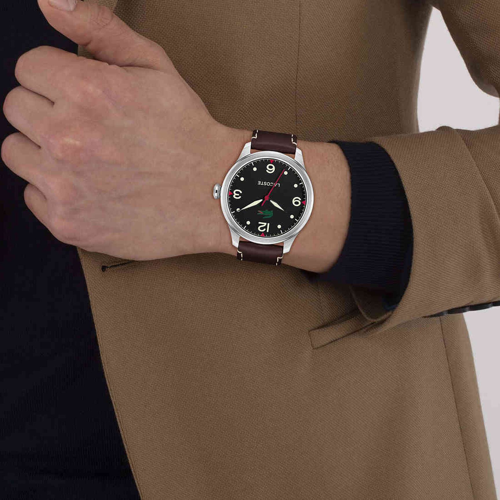 ساعة كوارتز جلدية للرجال بثلاثة عقارب ساعة كوارتز جلدية للرجال بثلاثة عقارب