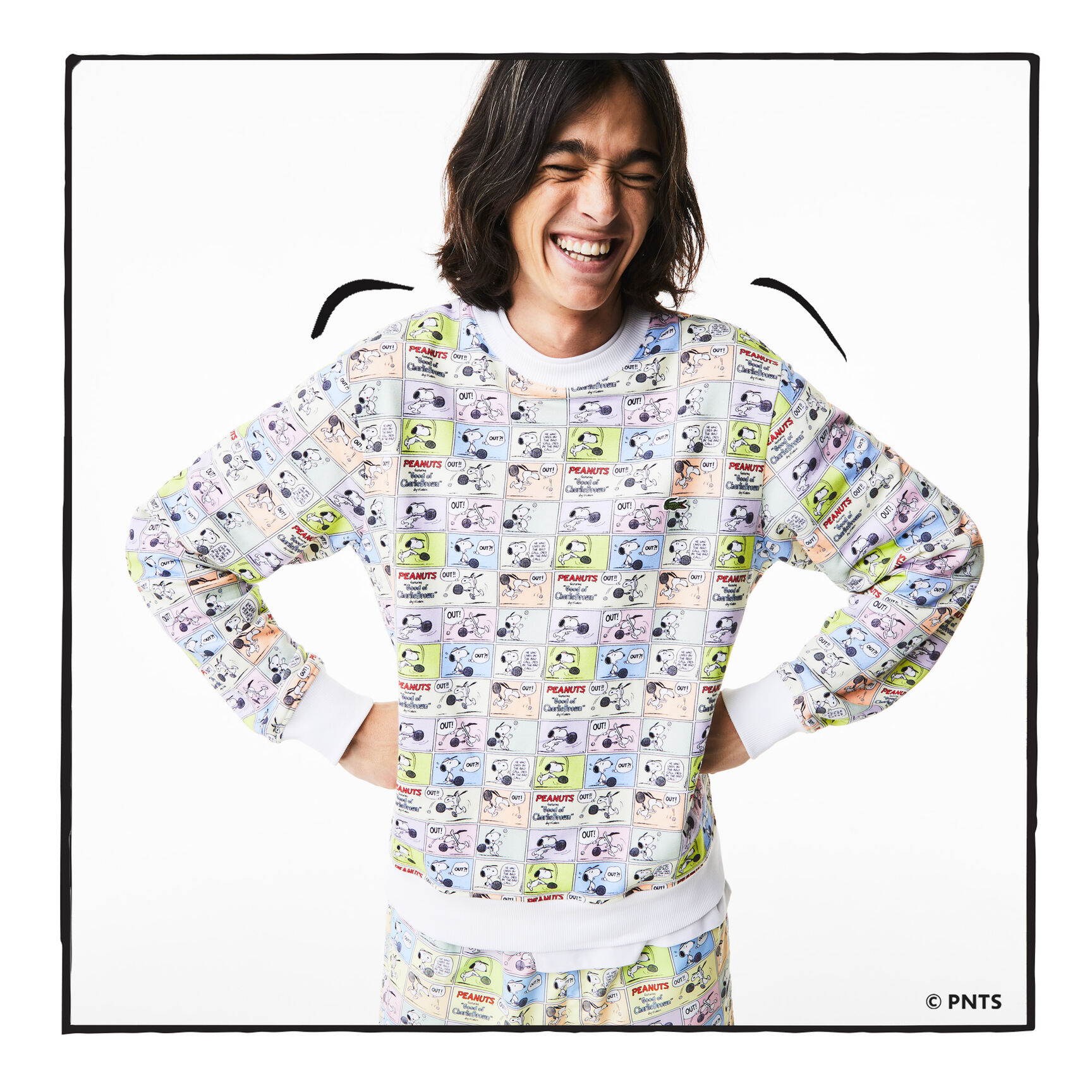 Unisex Lacoste x Peanuts Organic Cotton Sweatshirt Unisex Lacoste x Peanuts Organic Cotton Sweatshirt