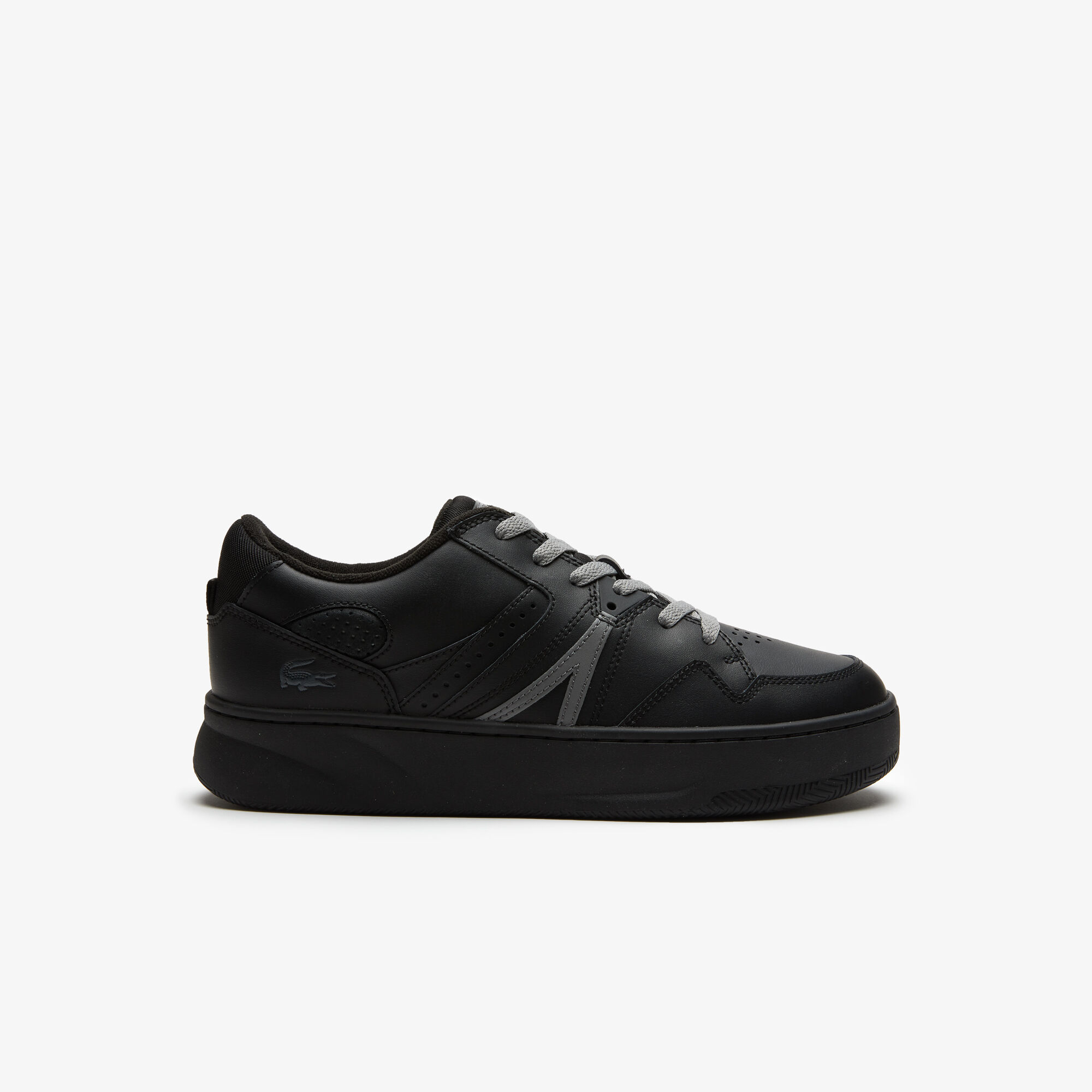 Lacoste all black leather shoes outlet