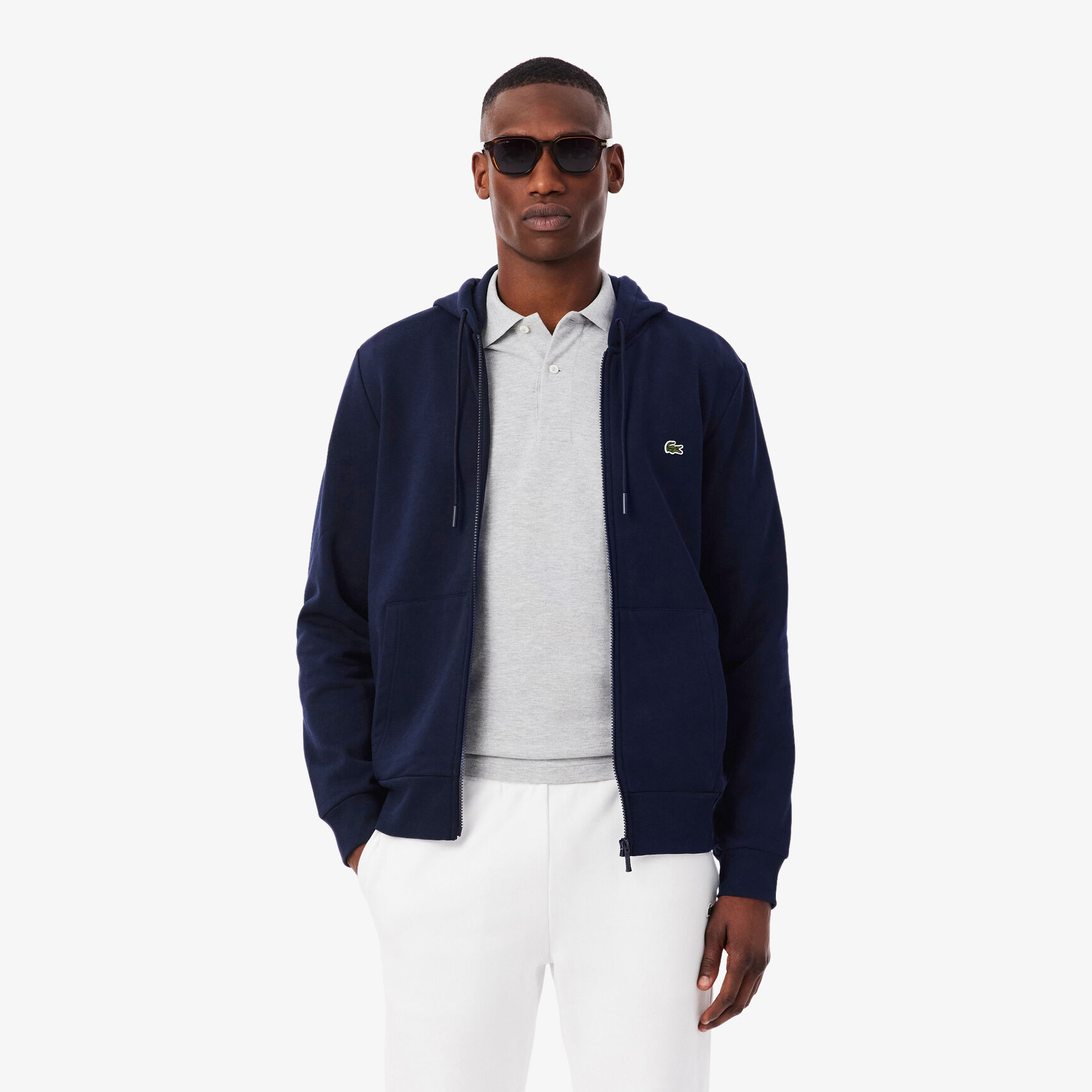 هودي من الصوف بسحاب