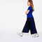 lacoste girls  flared pleated knit pants