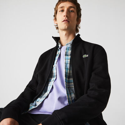 Men's Lacoste Sport Cotton Blend Fleece Zip Sweatshirt