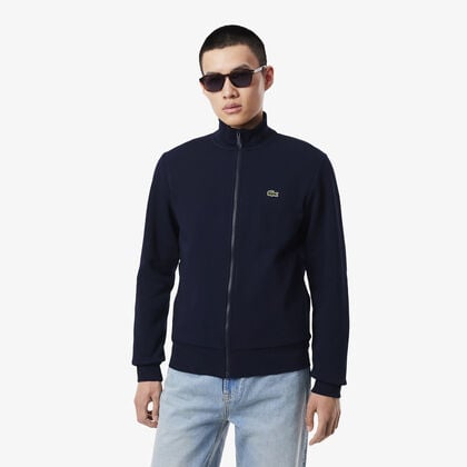 Men's Lacoste Regular Fit Brushed Fleece Zippered Jogger Sweatshirt