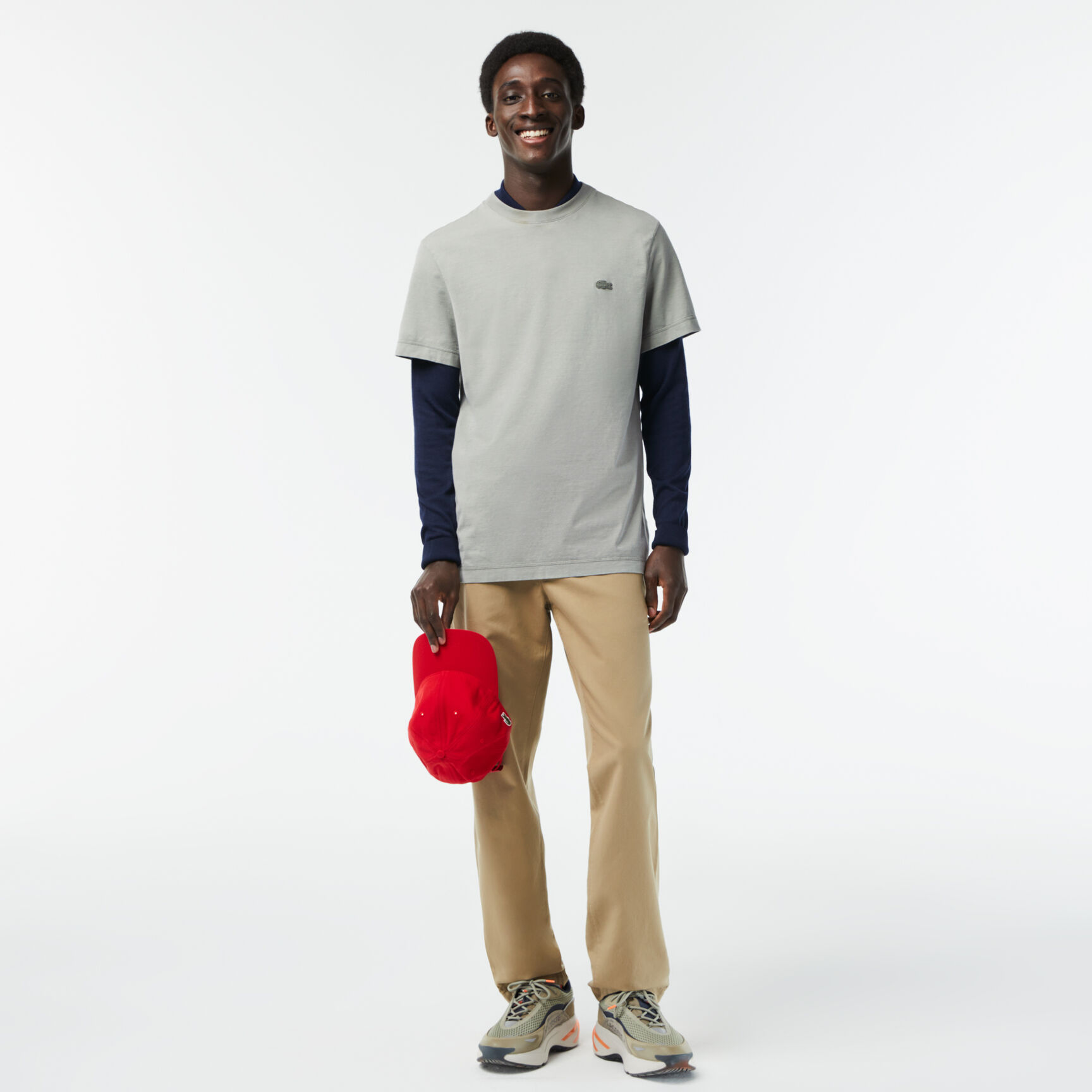 Men's Lacoste Plain Organic Cotton T-shirt Men's Lacoste Plain Organic Cotton T-shirt