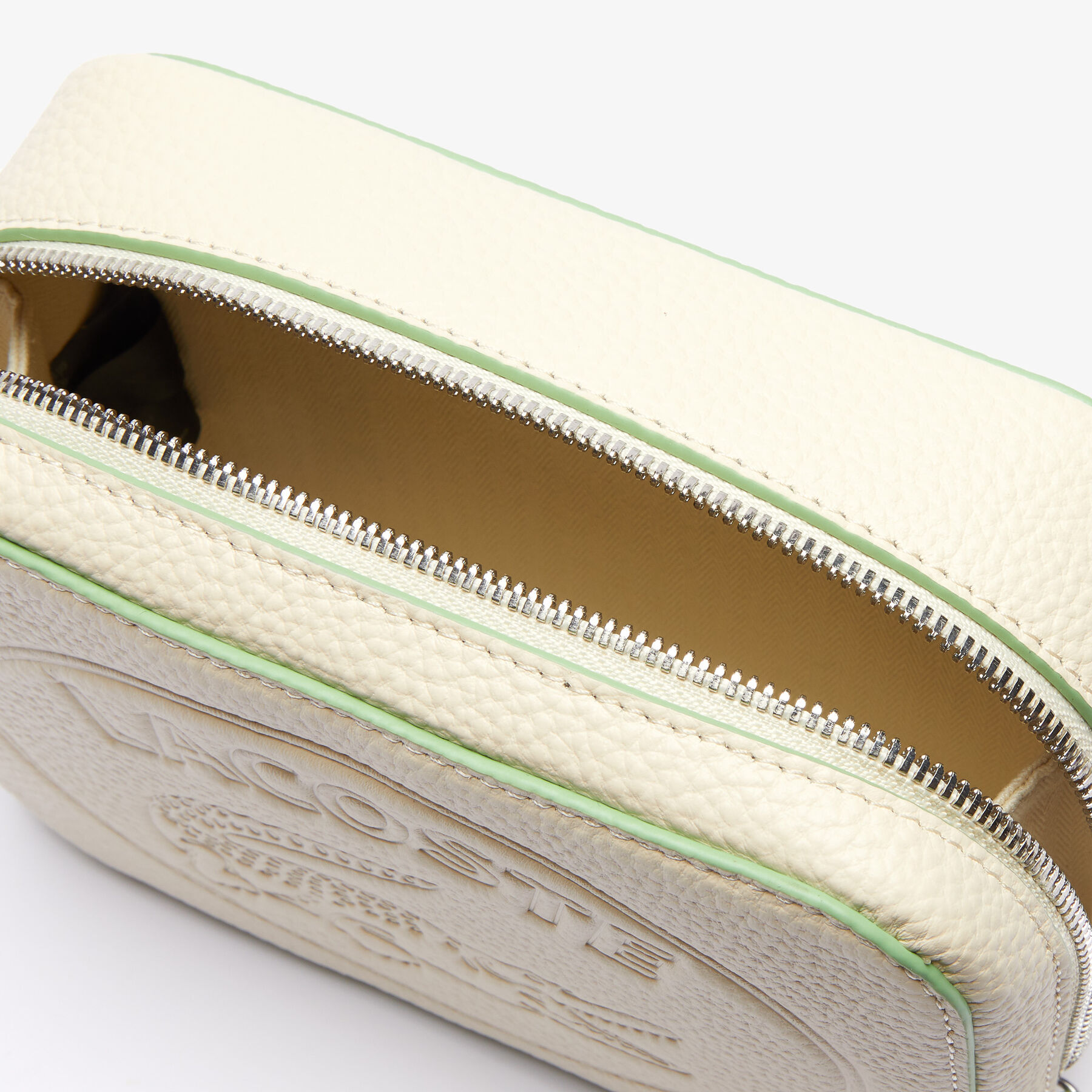 Women’s Croco Crew Detachable Shoulder Strap Grained Leather Bag lacoste women s croco crew detachable shoulder strap grained leather bag