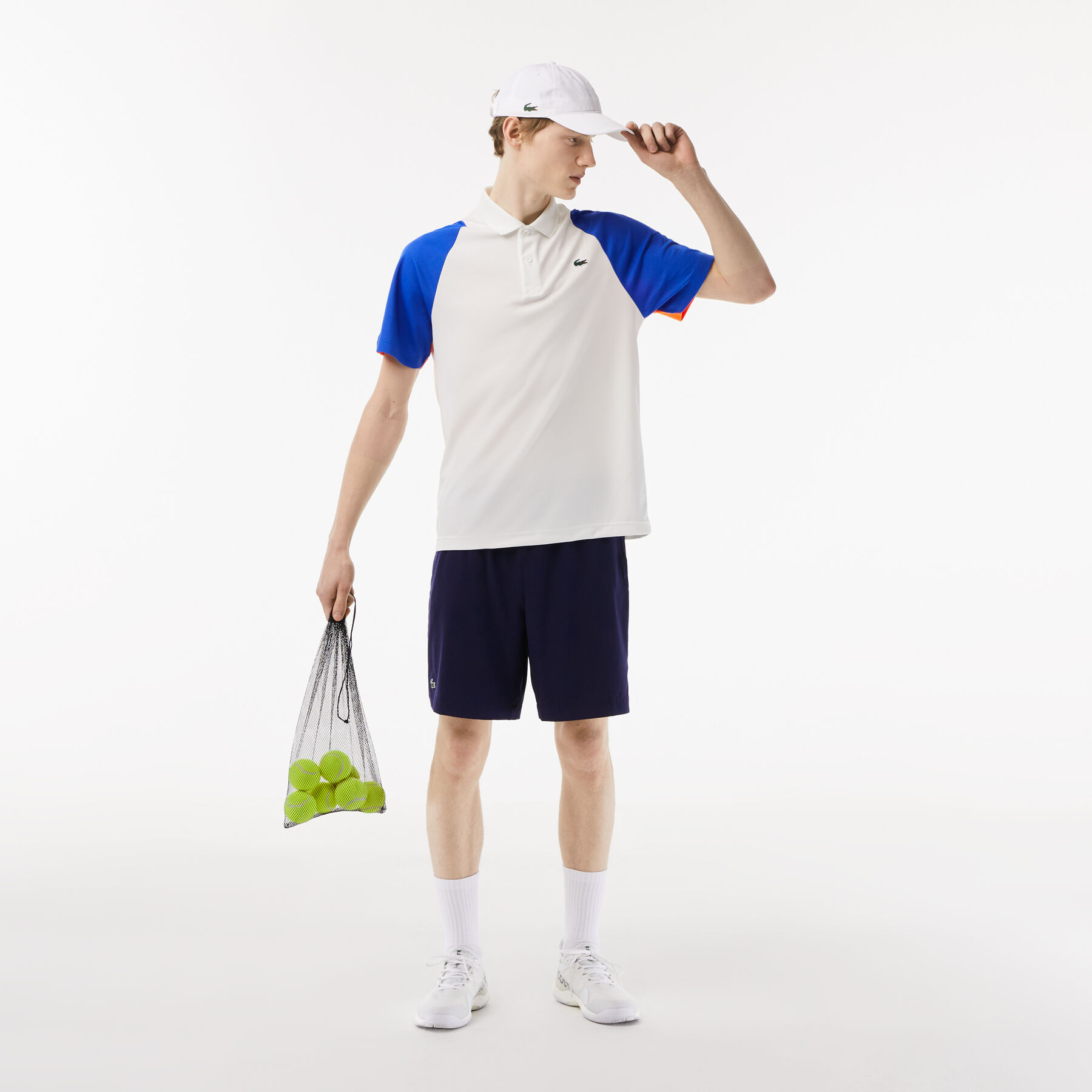 men s lacoste tennis recycled polyester polo shirt