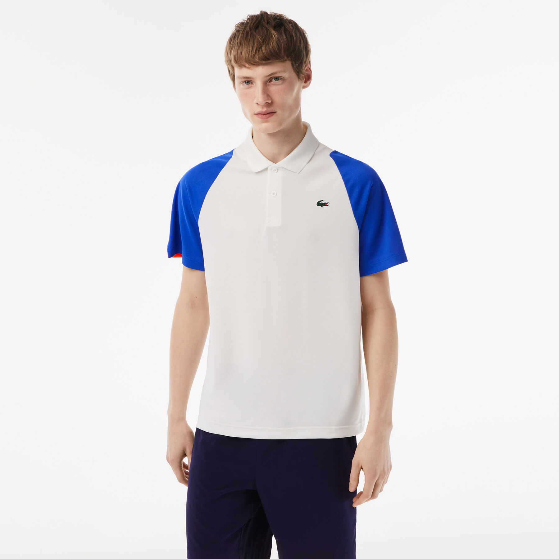 men s lacoste tennis recycled polyester polo shirt