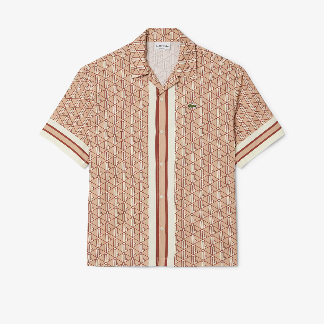 Straight Cut Monogram Shirt Straight Cut Monogram Shirt
