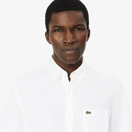 Short Sleeved Linen Shirt