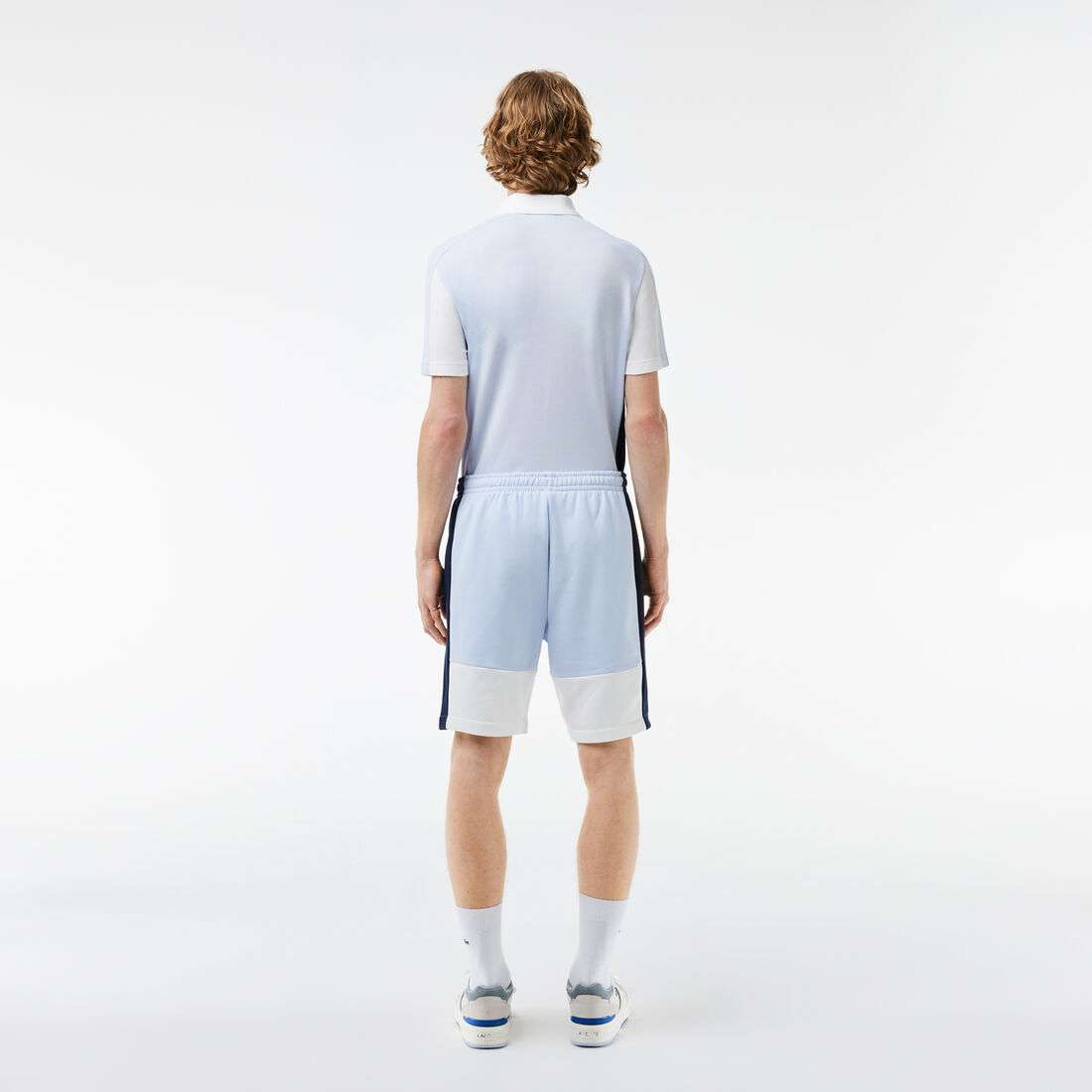 Regular Fit Brushed Fleece Colourblock Jogger Shorts Regular Fit Brushed Fleece Colourblock Jogger Shorts