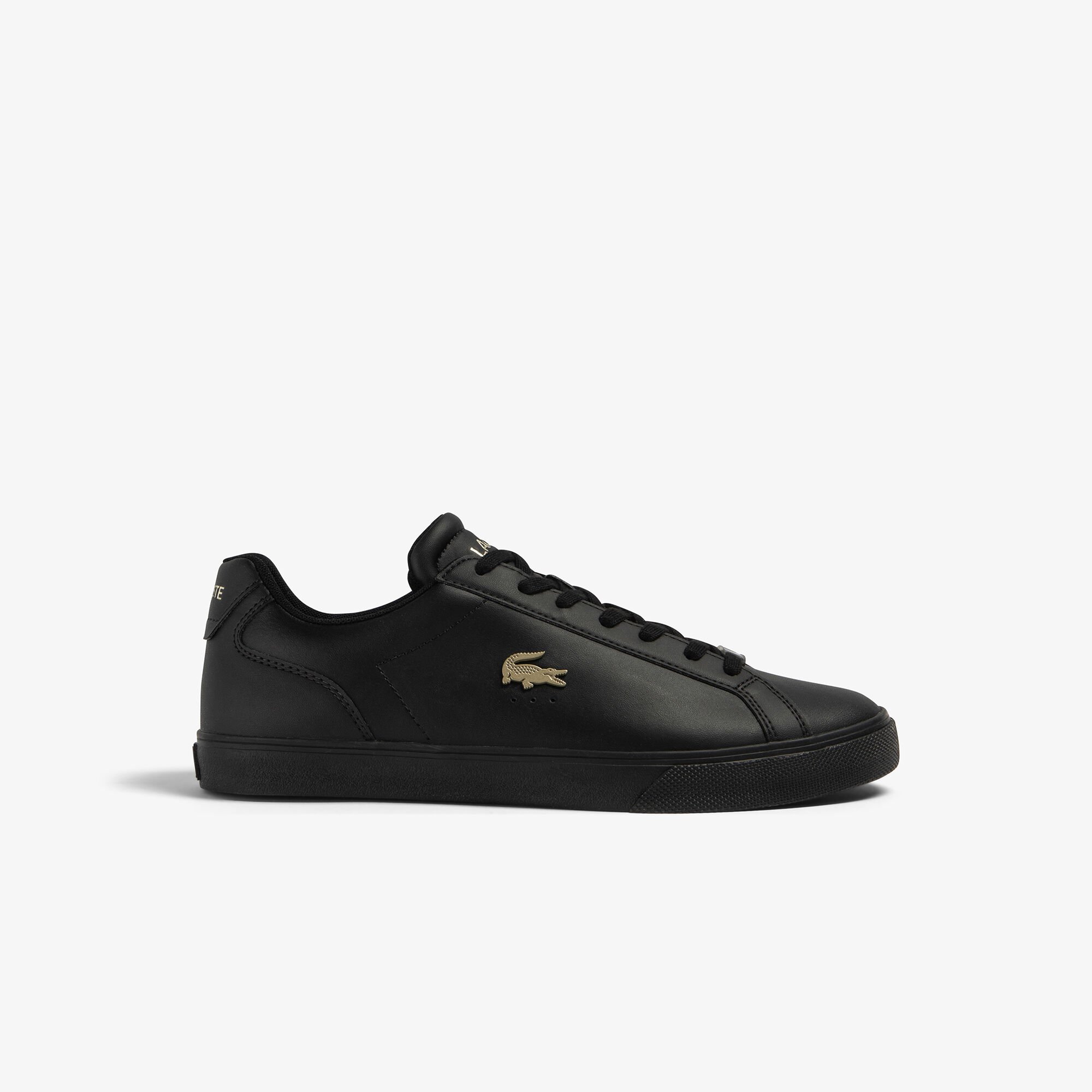 Mens leather lacoste trainers deals