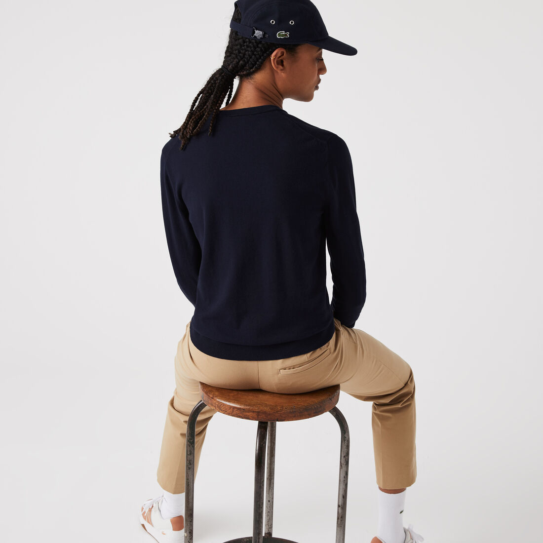 Women’s V-neck Organic Cotton Sweater Women’s V-neck Organic Cotton Sweater