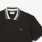 lacoste french made classic fit stripe collar polo shirt