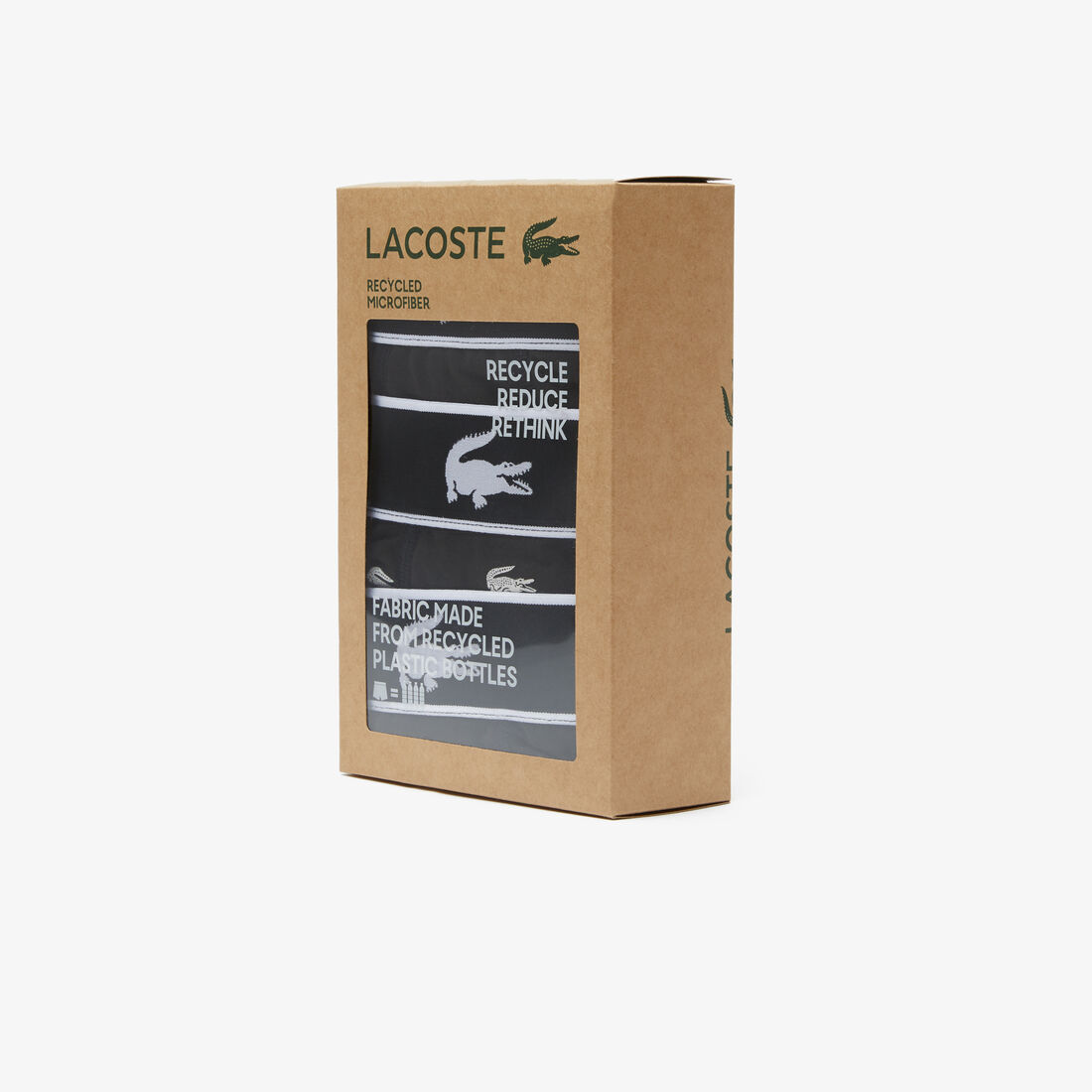 Men's Lacoste Recycled Polyester Jersey Trunk Three-Pack Men's Lacoste Recycled Polyester Jersey Trunk Three-Pack