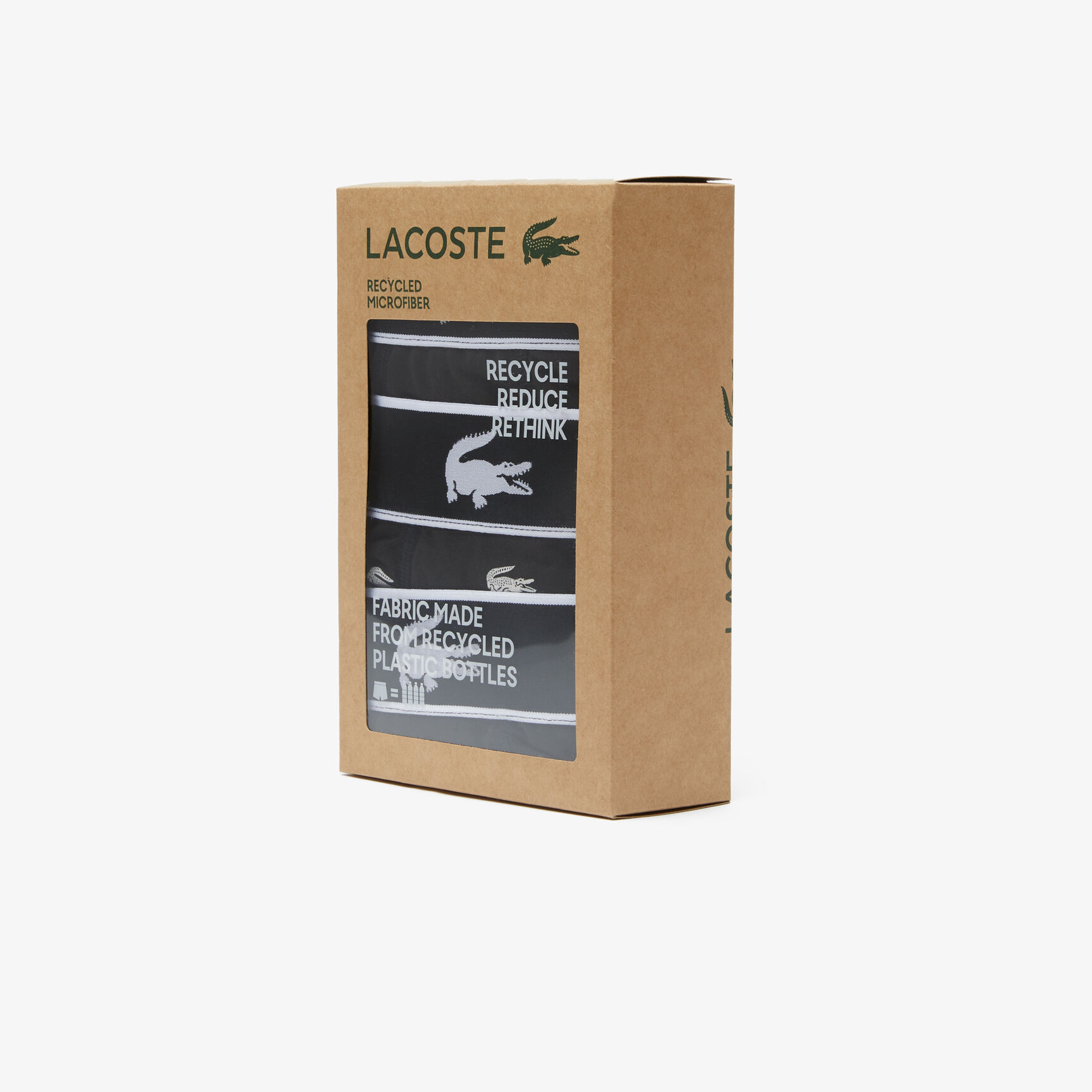 Men's Lacoste Recycled Polyester Jersey Trunk Three-Pack Men's Lacoste Recycled Polyester Jersey Trunk Three-Pack