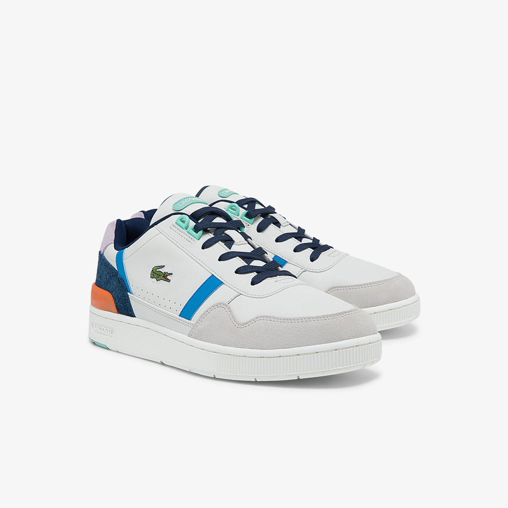 حذاء رياضي رجالي مصنوع من الجلد والشمواه