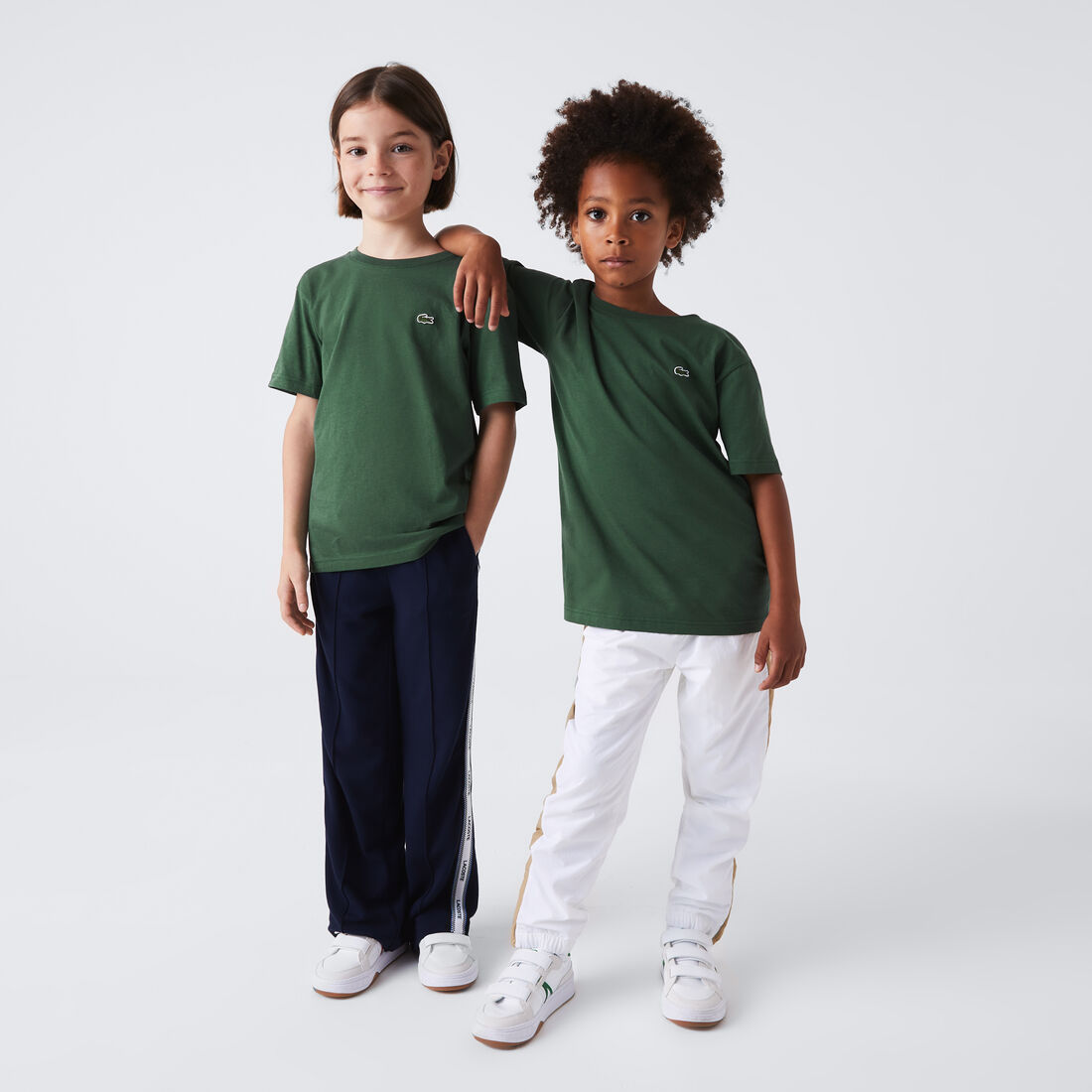 Kids' Crew Neck Cotton Jersey T-shirt